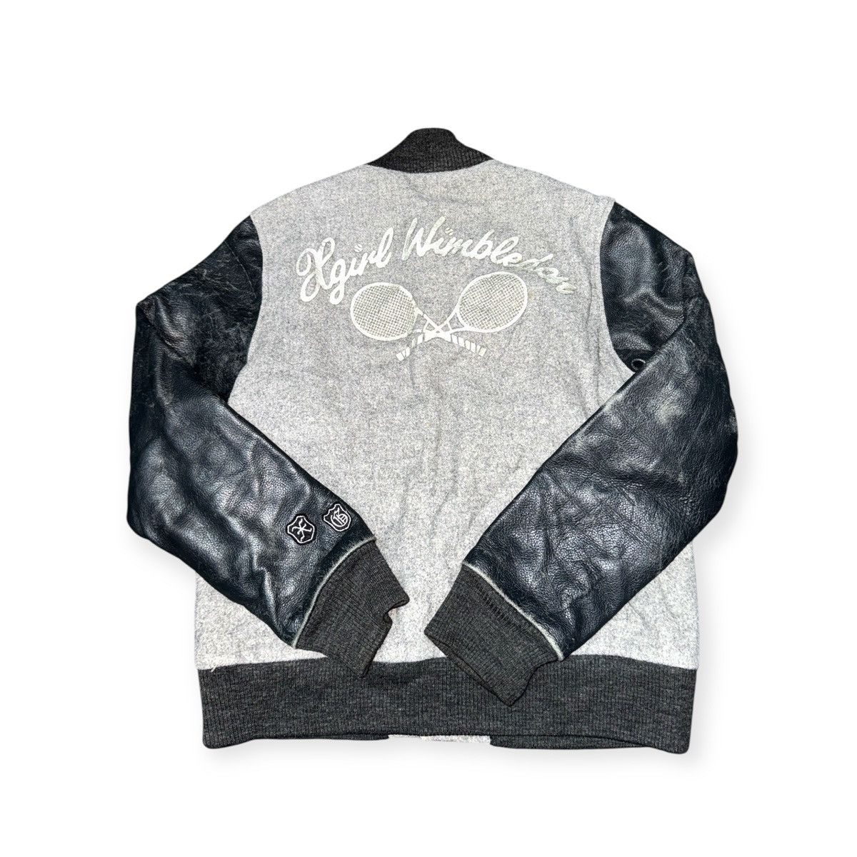 Hysteric Glamour × X-Girl X GIRL VARSITY JACKET Size M / US 6-8 / IT 42-44 - 5 Thumbnail