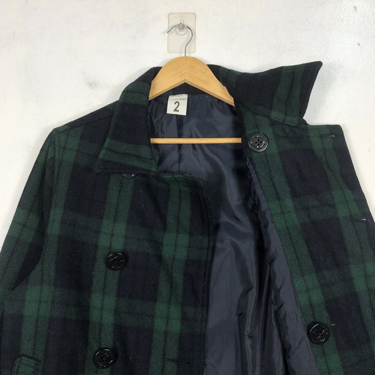 Japanese Brand TARTAN DUFFLE COAT Size M / US 6-8 / IT 42-44 - 10 Thumbnail