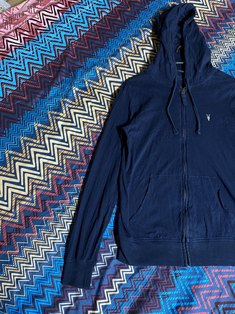 Allsaints × Vintage Vintage Allsaints Zip-up Hoodie Y2K Size US XS / EU 42 / 0 - 8 Thumbnail