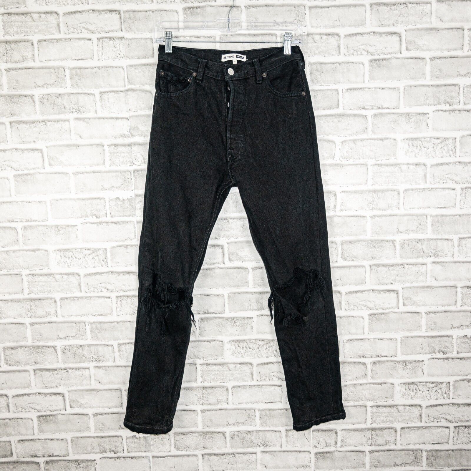 RE/DONE RE/DONE x Levi's the High Rise Denim Jeans Button Fly Size 26" / US 2 / IT 38 - 1 Thumbnail