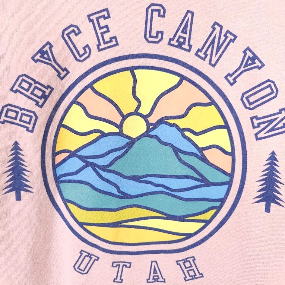 Gildan Bryce Canyon National Park T Shirt Mens Size XL Pink Utah Travel Destination Tee Size US XL / EU 56 / 4 - 5 Thumbnail