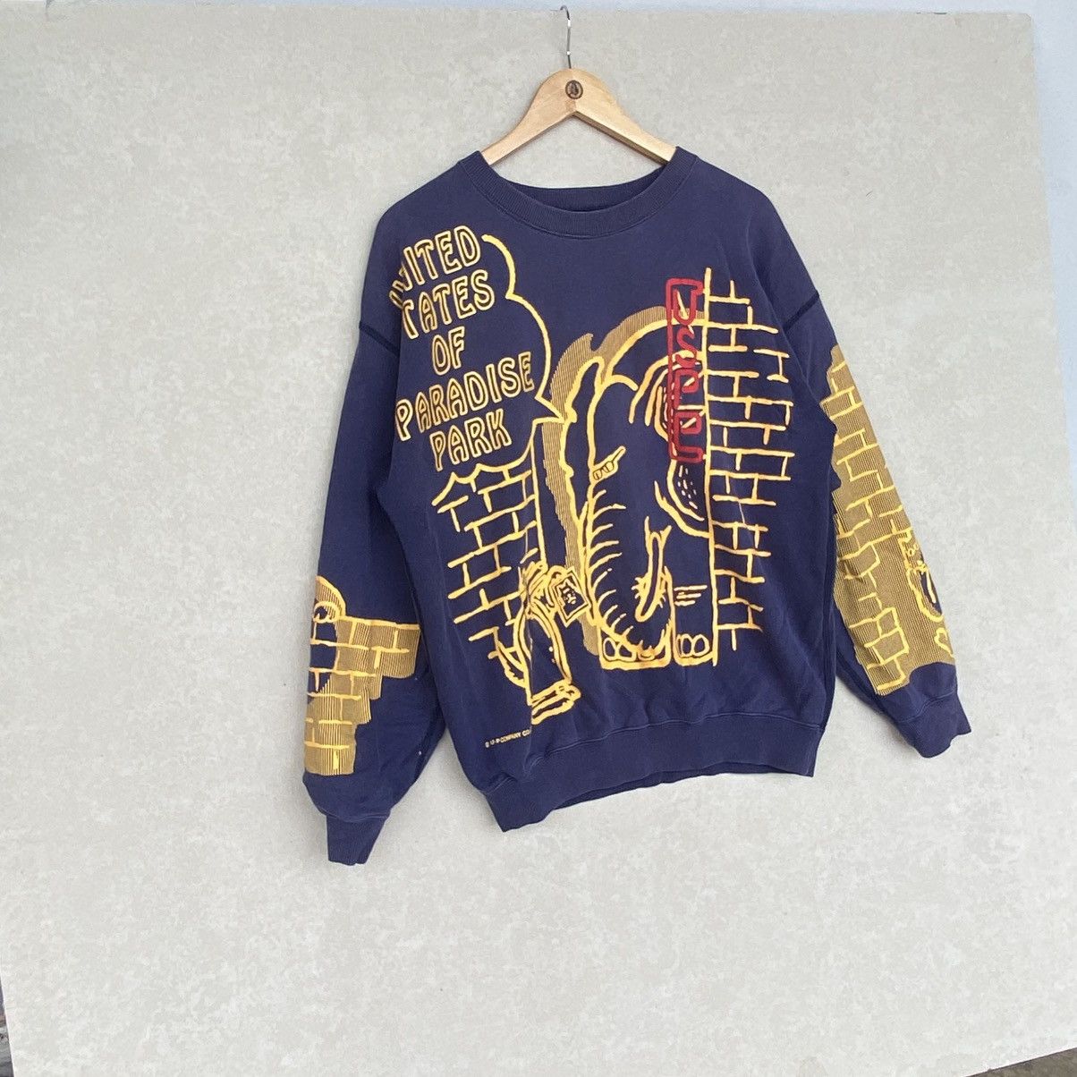 Other Vintage United States Paradise Printed Crewneck Sweatshirt Size US M / EU 48-50 / 2 - 3 Thumbnail