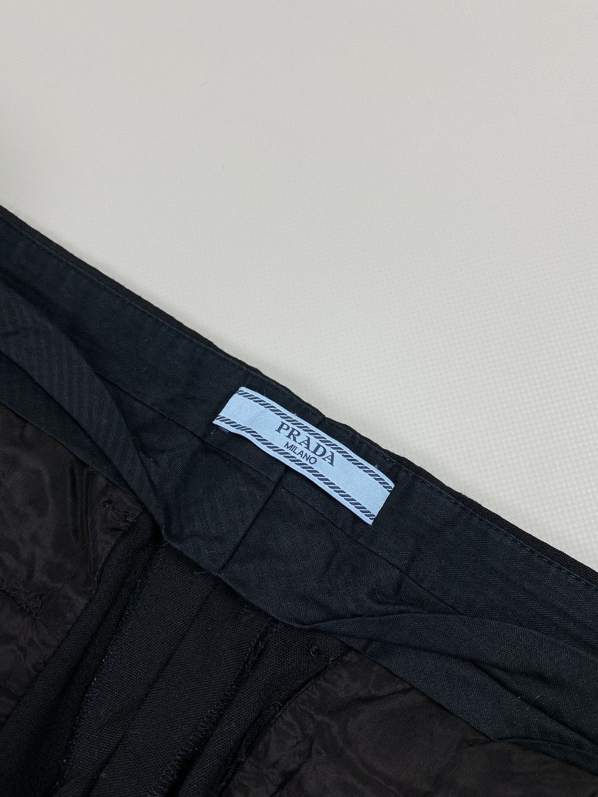Prada × Vintage Prada Milano ladies wool dress pants trousers size 46 Size 32" / US 10 / IT 46 - 12 Thumbnail