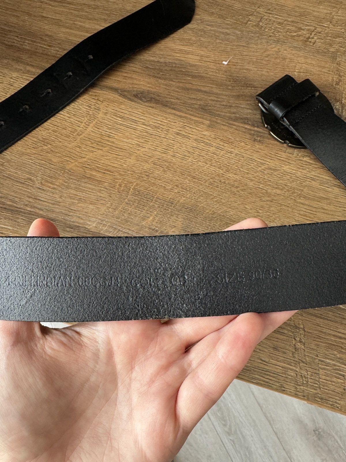 Diesel Vintage Diesel Leather Big Logo Punk Metal y2k belt Size ONE SIZE - 8 Thumbnail