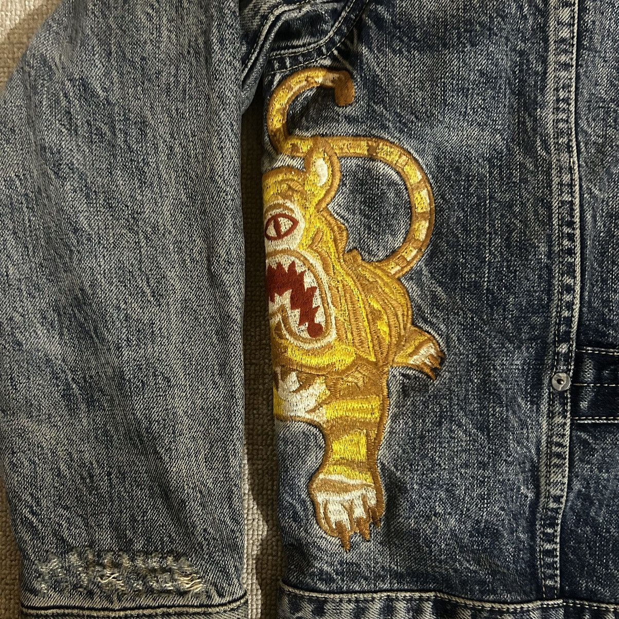 Bape Gold Rush Denim Jacket Size US S / EU 44-46 / 1 - 7 Thumbnail