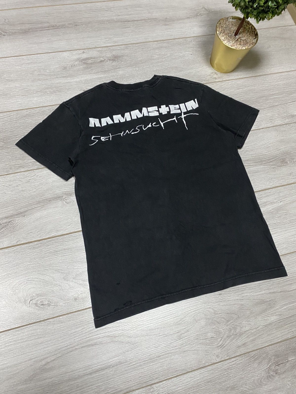 Vintage Vintage Rammstein Sehnsucht 1997 Tour t-shirt Size US M / EU 48-50 / 2 - 2 Thumbnail