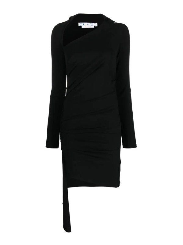Off-White o1y1225 Mini Dress in Black Size XS / US 0-2 / IT 36-38 - 1 Thumbnail