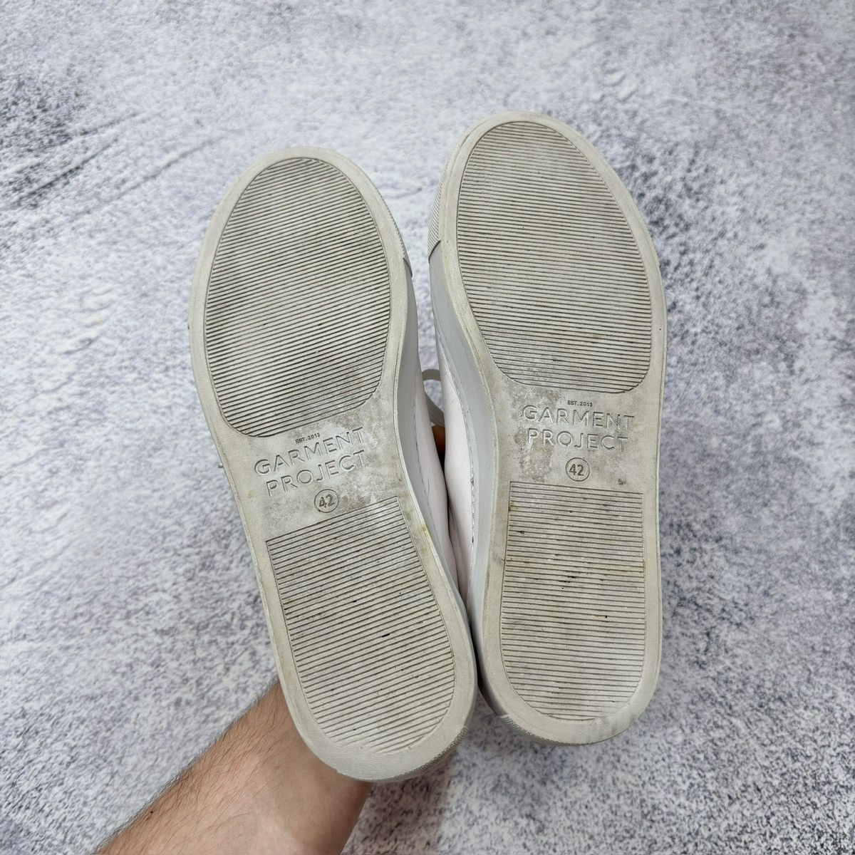 Designer × Garment Project Garment Project White Leather US9 UK8 EU42 27cm Size US 9 / EU 42 - 9 Thumbnail