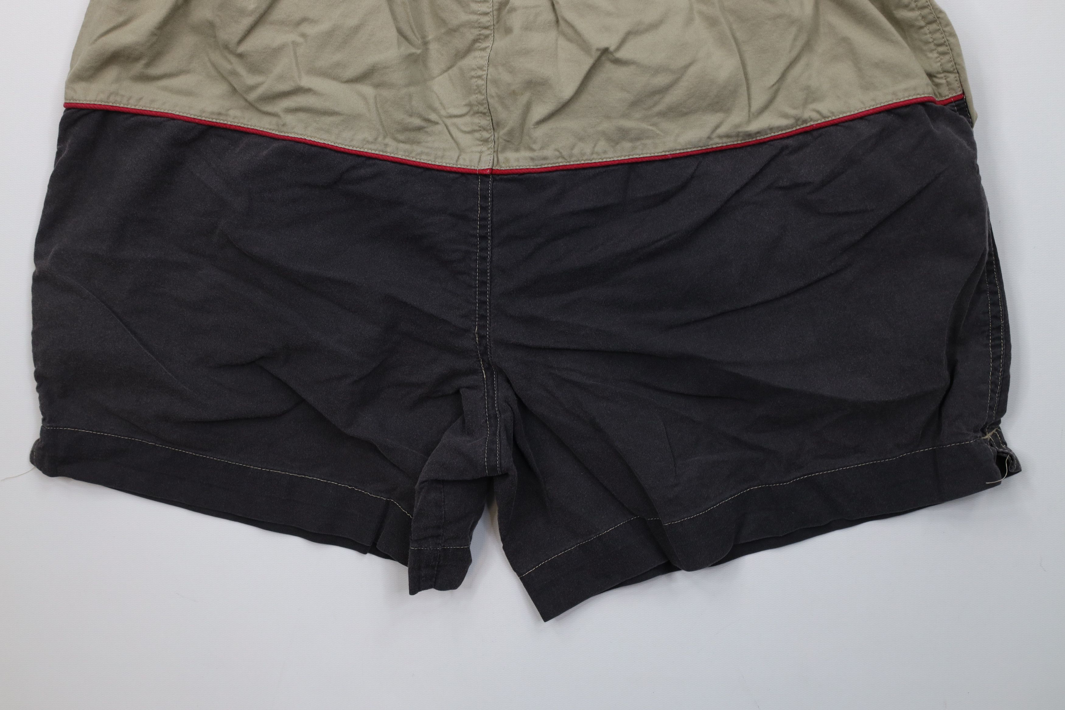 Vintage Vintage 90s Streetwear Block Lined Shorts Swim Trunks Cotton Size US 34 / EU 50 - 10 Thumbnail