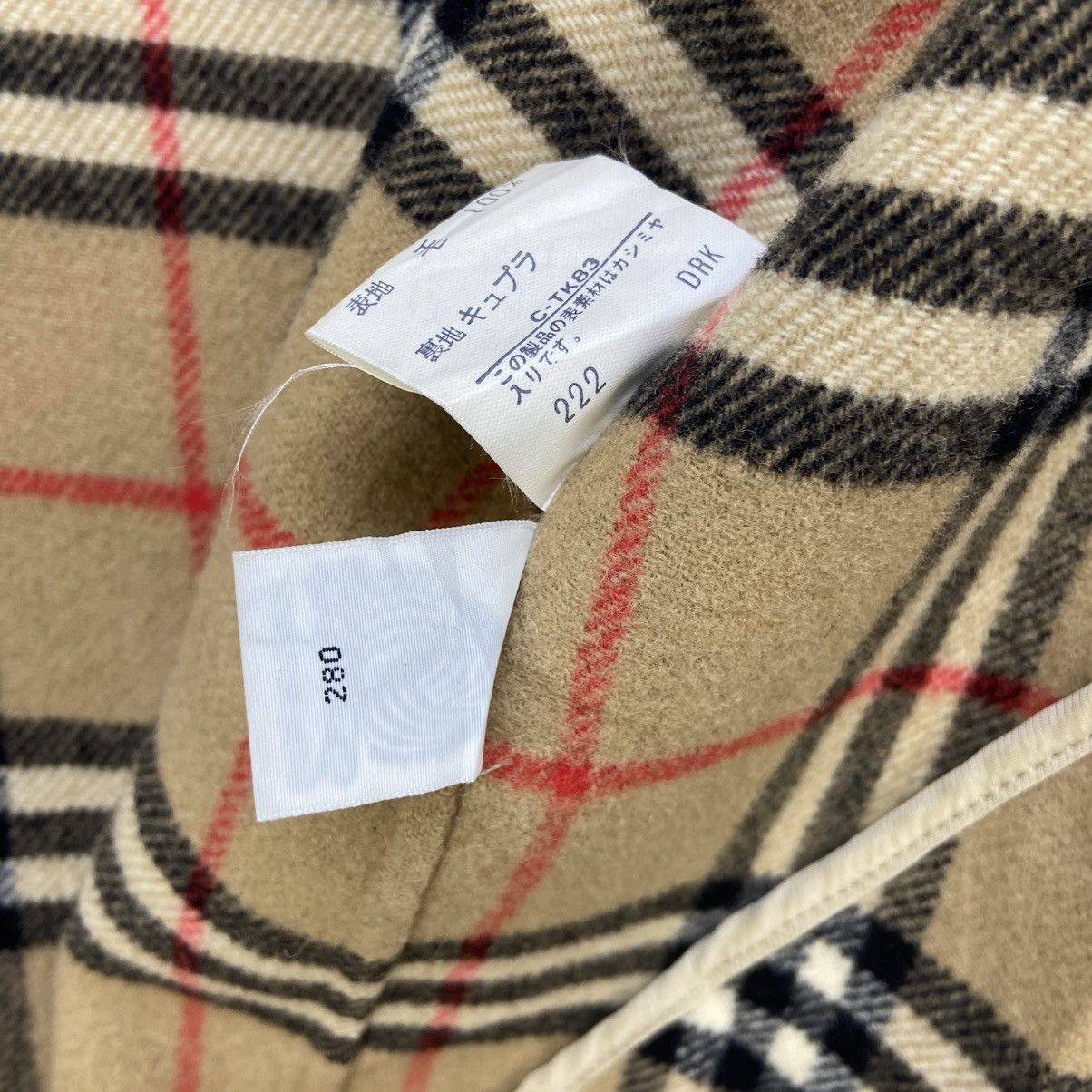 Burberry Prorsum Vintage Burberrys Prorsum Nova Check Wool Cashmere Coat Size M / US 6-8 / IT 42-44 - 25 Thumbnail