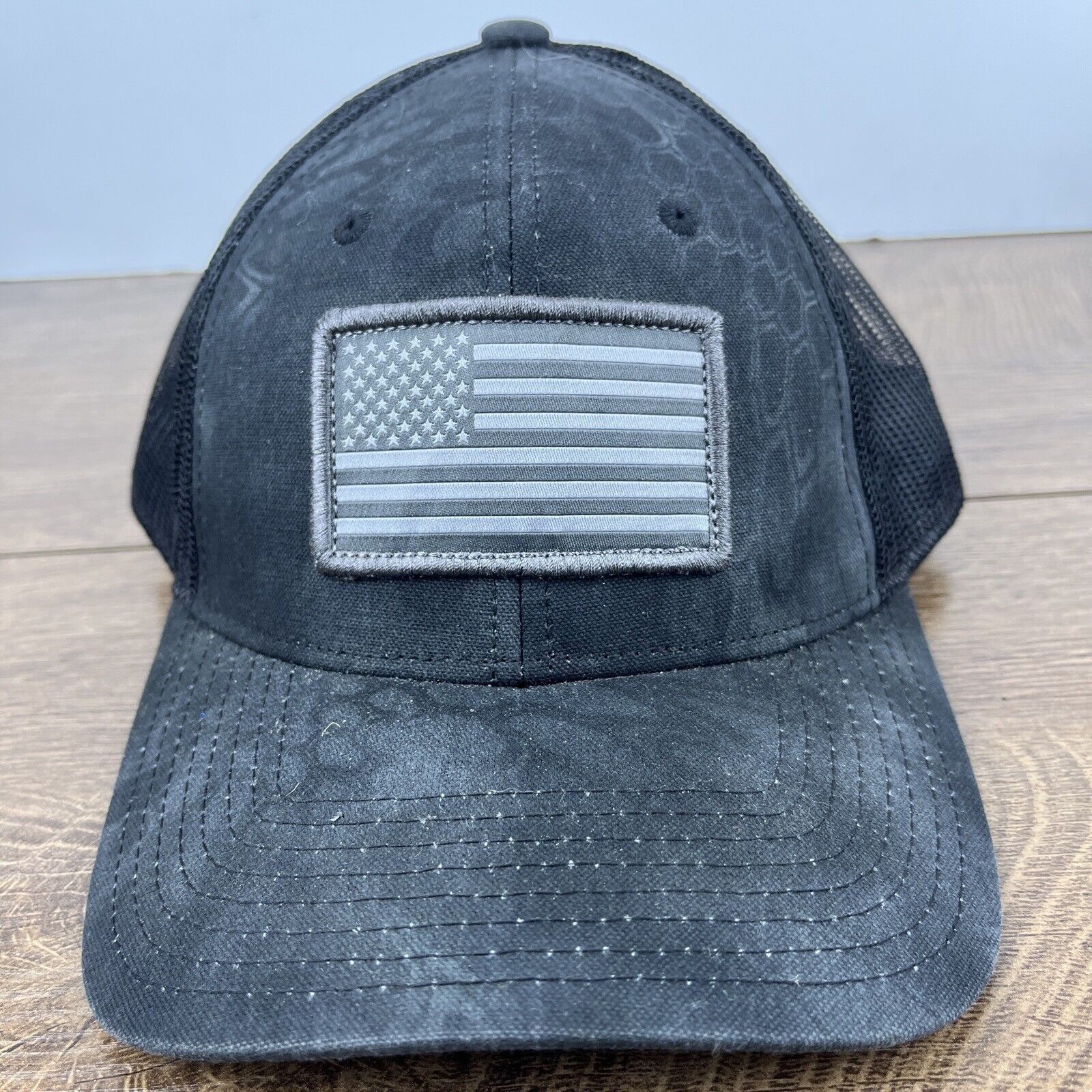 Other USA Flag Snapback Hat American Flag Gray Hat Adjustable Adul Size ONE SIZE - 2 Thumbnail
