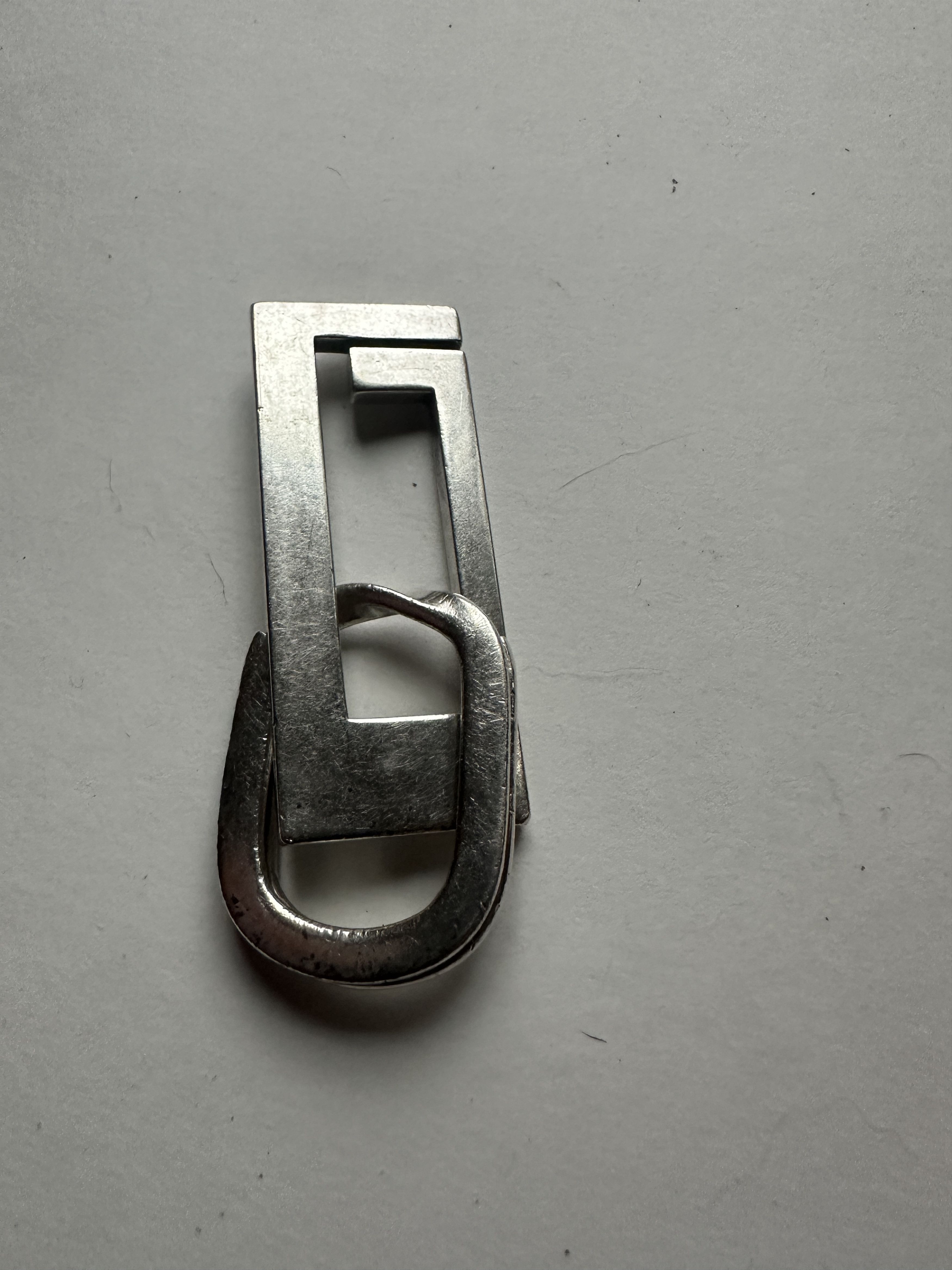 Gucci Gucci Sterling Silver Keychain - Tom Ford Era - Vintage Size ONE SIZE - 2 Thumbnail