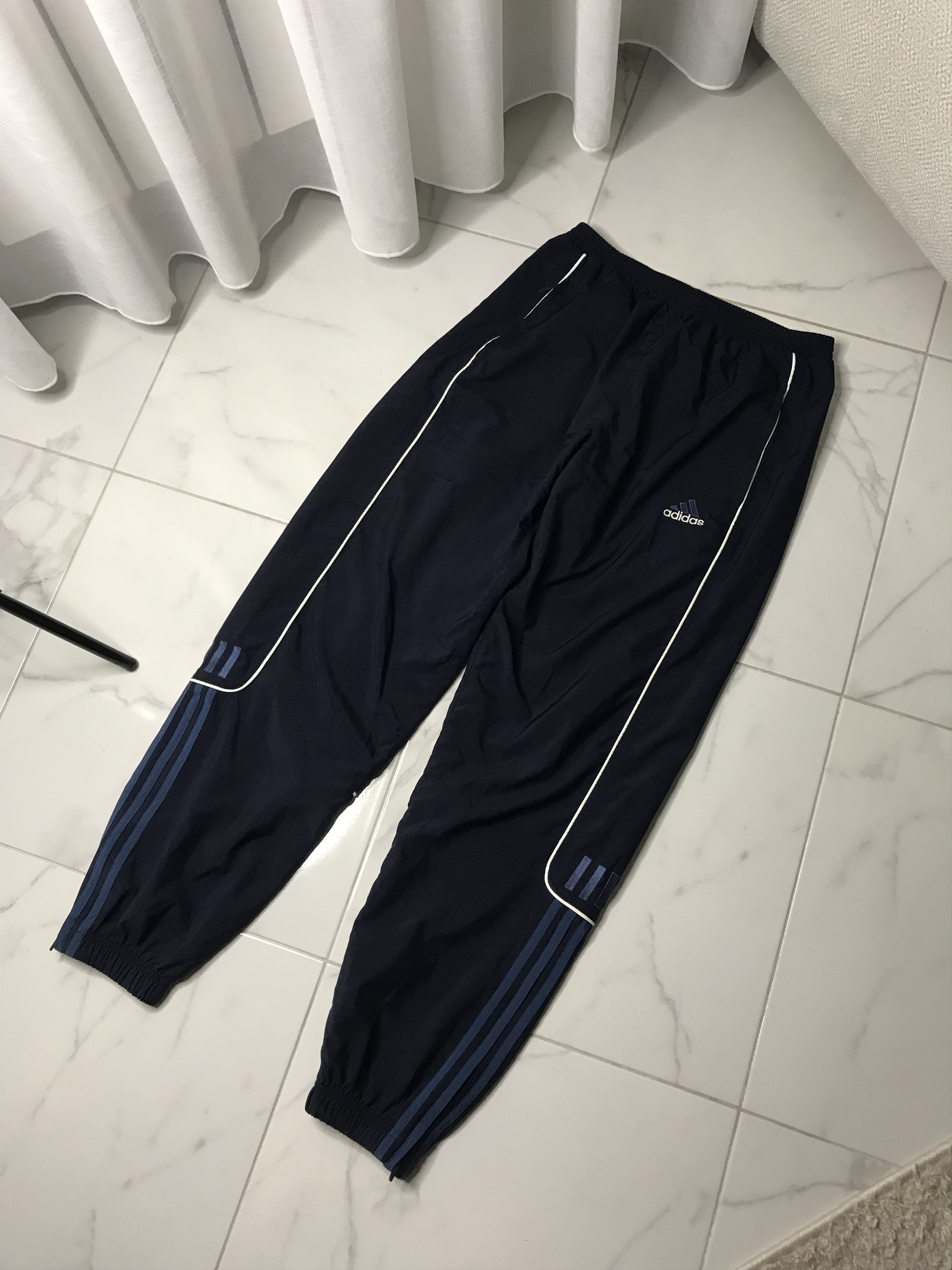 Adidas × Vintage Adidas vintage nylon drill pants Y2K men’s Size US 30 / EU 46 - 2 Thumbnail