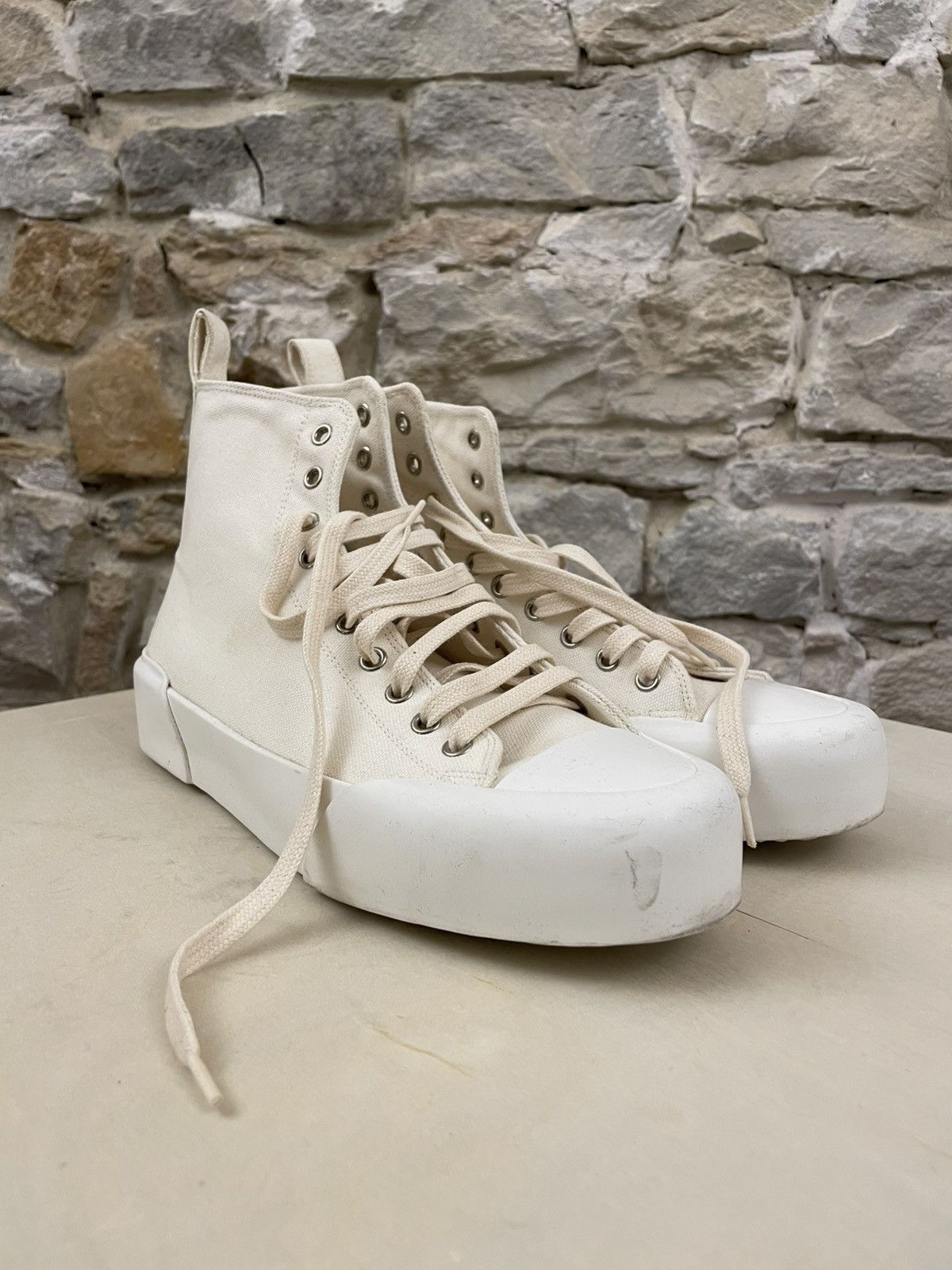 Jil Sander Jil Sander high top sneaker Size US 8 / EU 41 - 11 Thumbnail