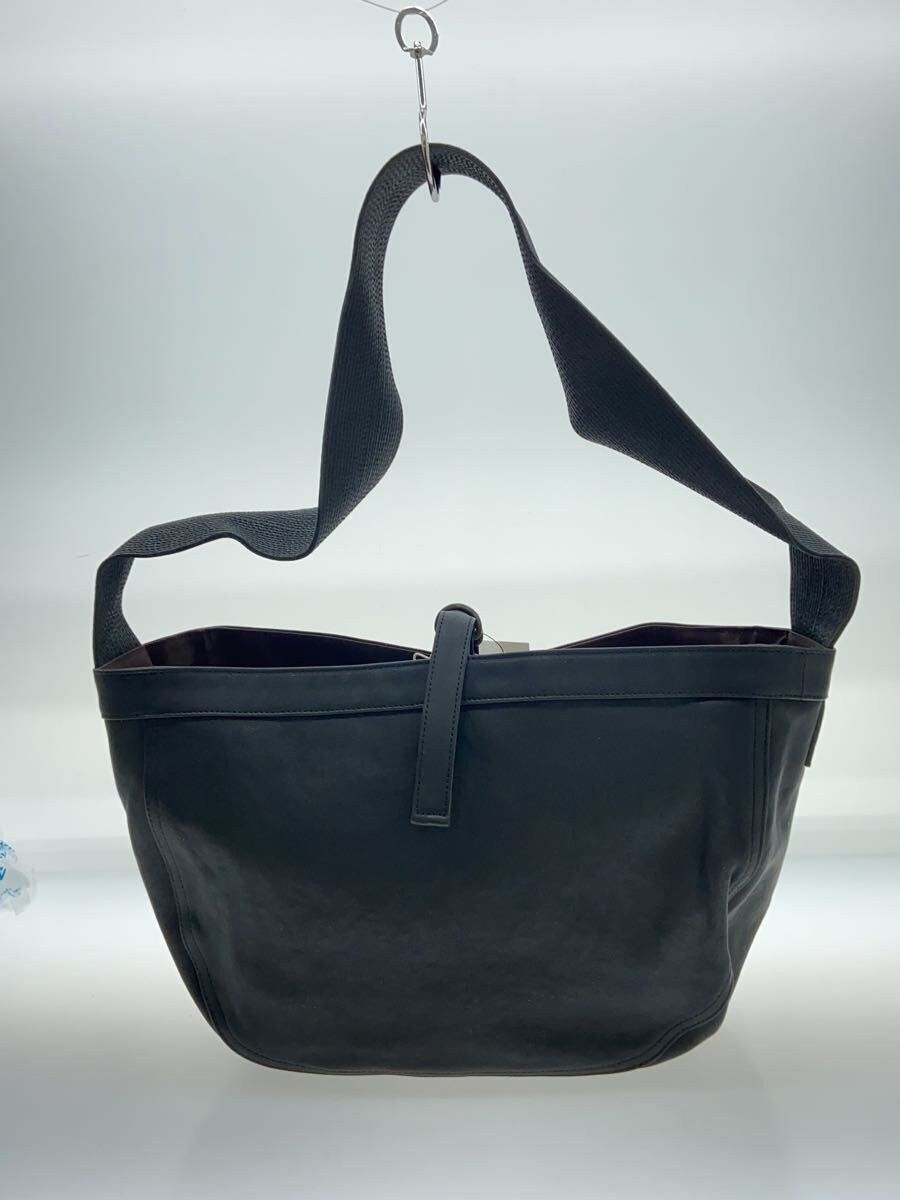 Taiga Takahashi Black Leather Newsboy Bag Size ONE SIZE - 3 Thumbnail