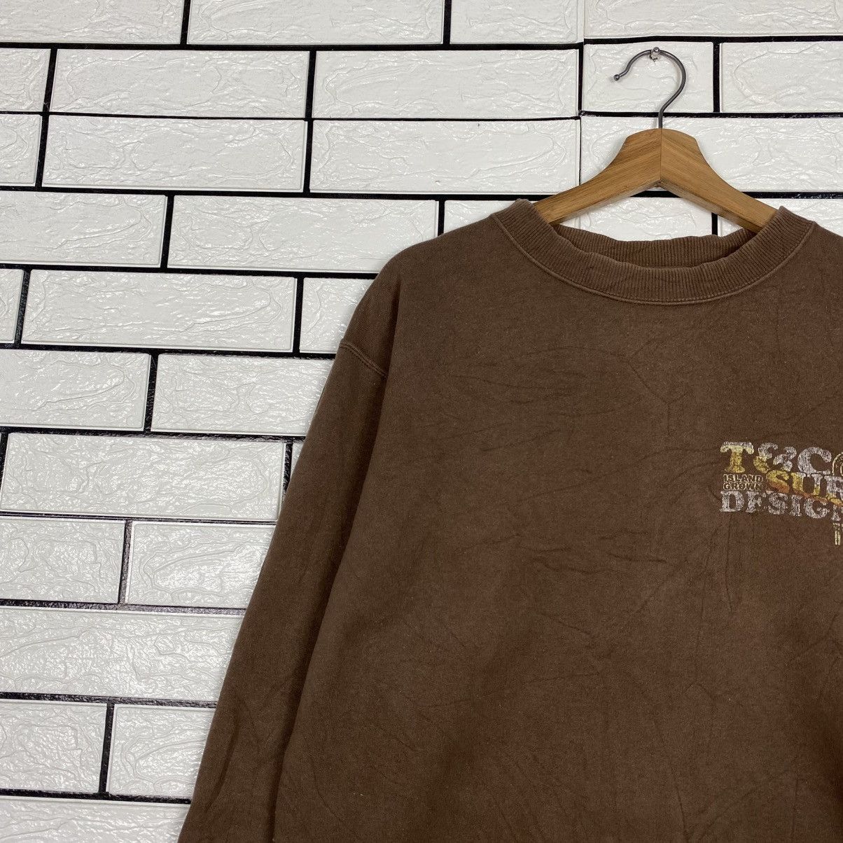 Japanese Brand Vintage Sweatshirt T&C Surf Hawaii Big Logo Size US L / EU 52-54 / 3 - 8 Thumbnail
