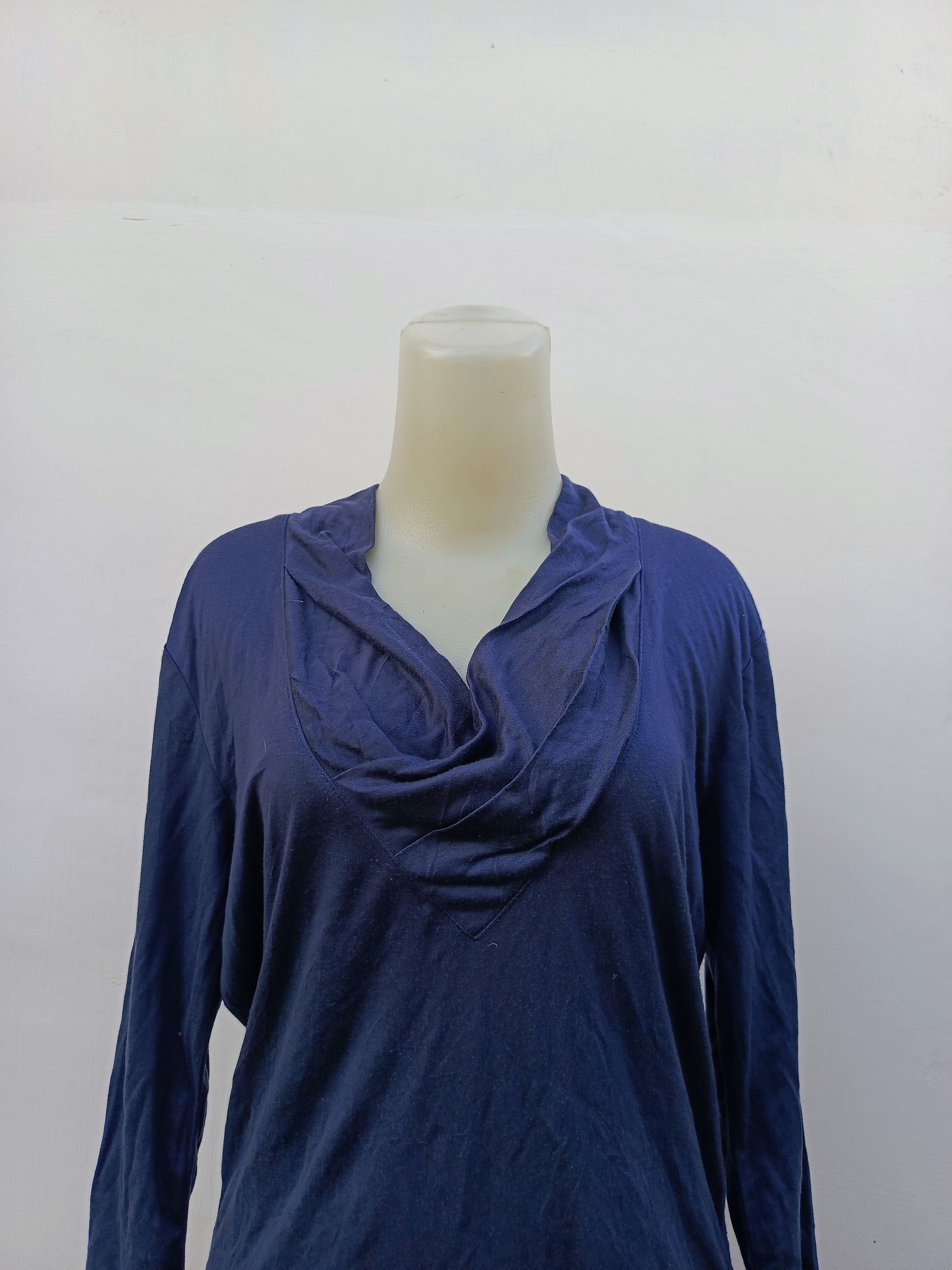 5351 POUR LES FEMMES 5351 Pour Les Hommes Women Cowl Neck Blouse Draped Size M / US 6-8 / IT 42-44 - 2 Thumbnail
