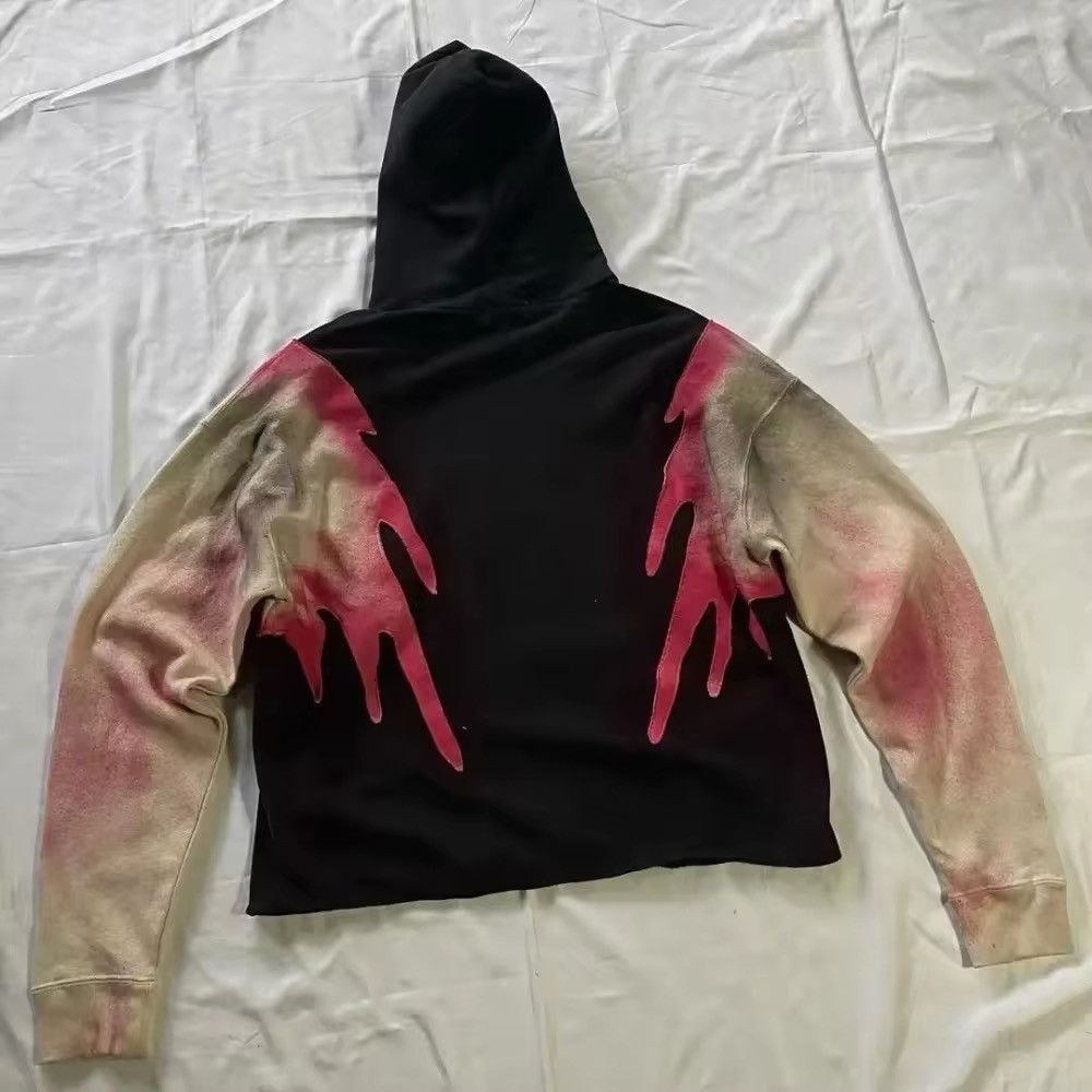 Japanese Brand × Vintage The Flamming Monster Style Hoodie Size US XL / EU 56 / 4 - 2 Thumbnail
