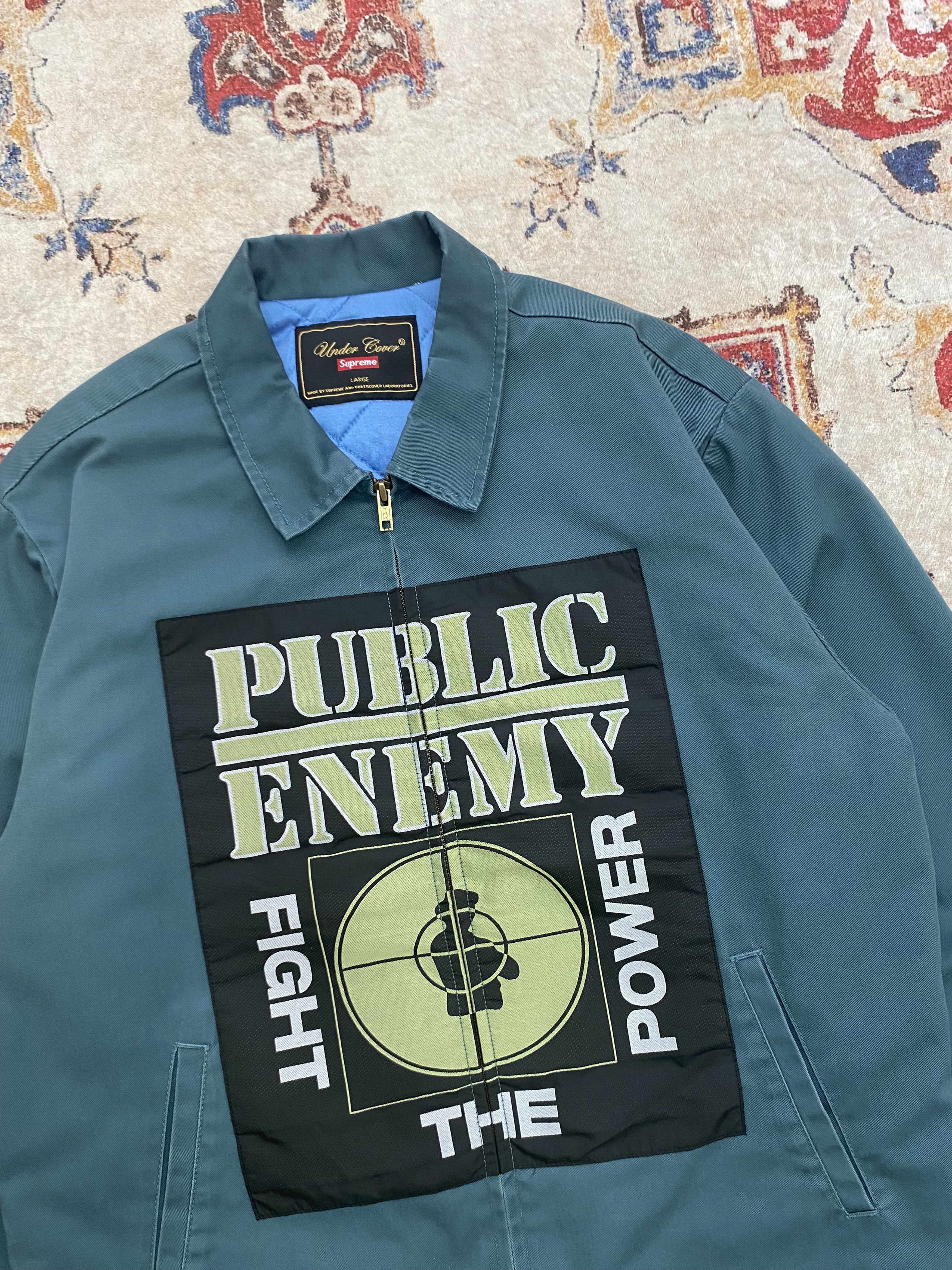 Public Enemy × Supreme × Undercover SS18 Supreme UNDERCOVER/Public Enemy Work Jacket Size US L / EU 52-54 / 3 - 3 Thumbnail