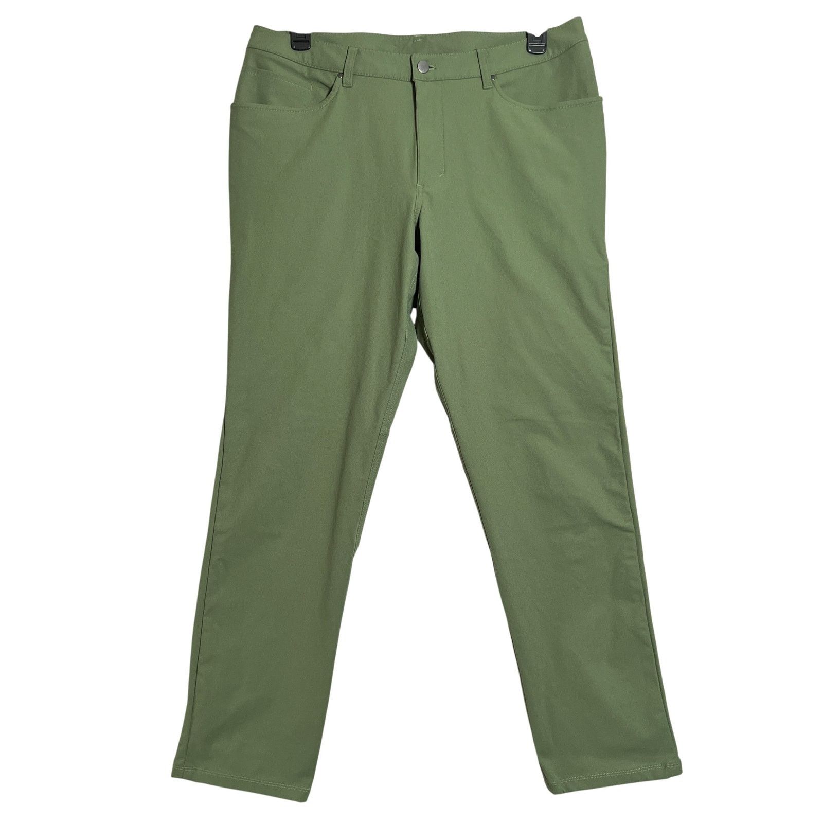Lululemon Lululemon ABC Classic Fit 5-Pocket Pant Green 36x31 NWOT Size US 36 / EU 52 - 1 Thumbnail