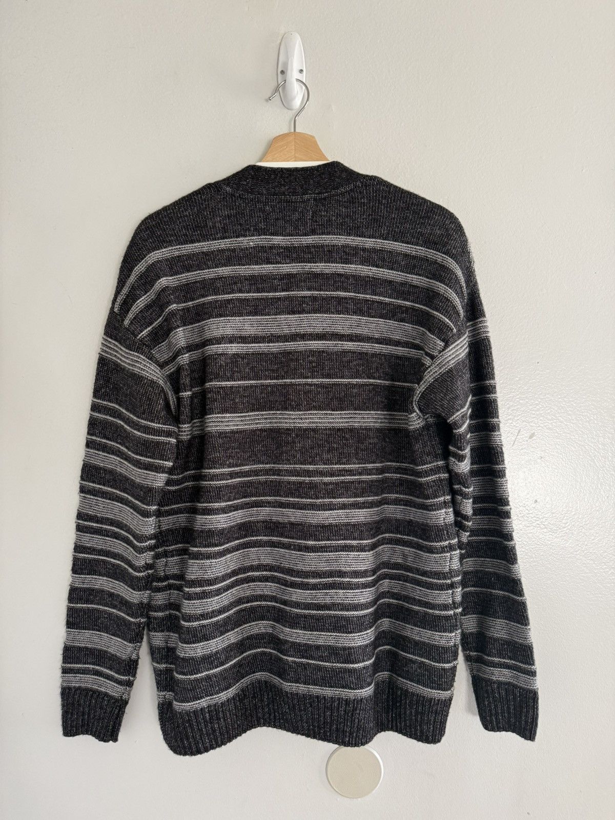 Retrofit Retrofit Brand Mfg. Striped Knit Cardigan Vintage Black Size US M / EU 48-50 / 2 - 5 Thumbnail