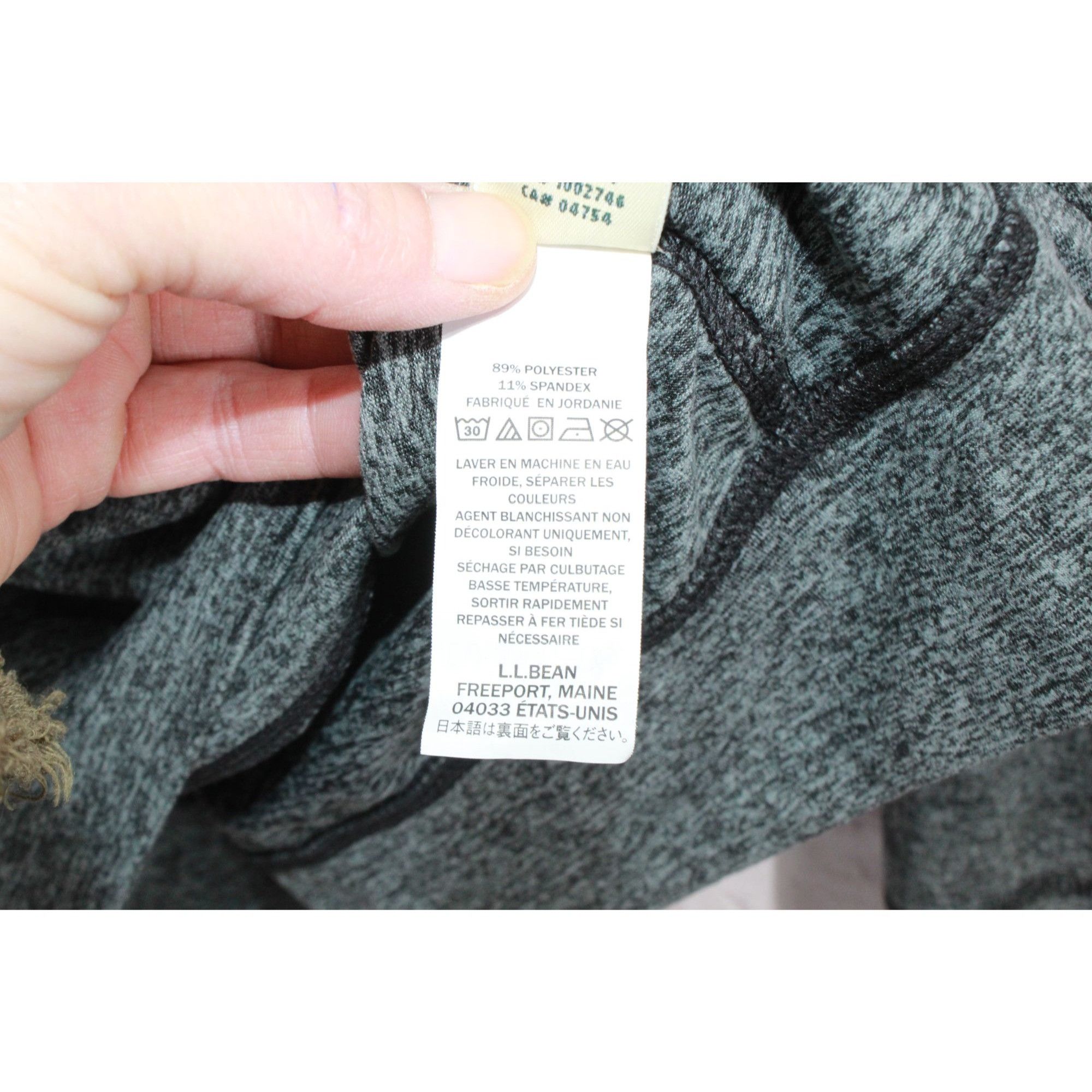 L.L. Bean LL Bean VentureSoft Black Marl Quarter Zip Pullover Size M / US 6-8 / IT 42-44 - 11 Thumbnail