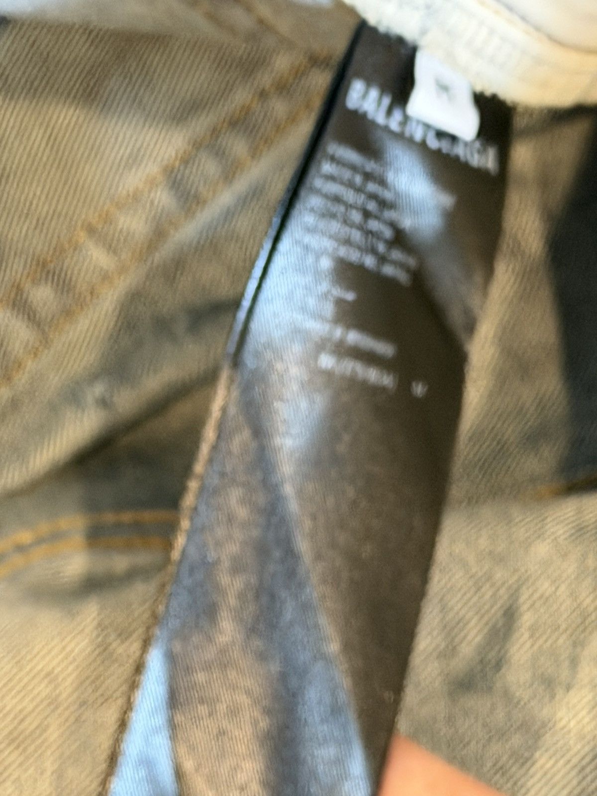 Balenciaga Balenciaga oil spill denim pants Size US 33 - 7 Thumbnail
