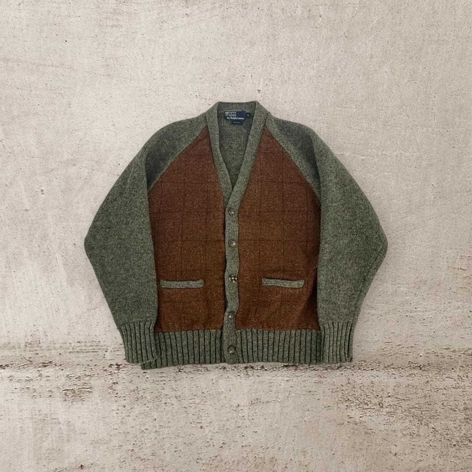 Polo Ralph Lauren Rare vintage polo ralph lauren 100% wool cardigan Size US L / EU 52-54 / 3 - 1 Thumbnail