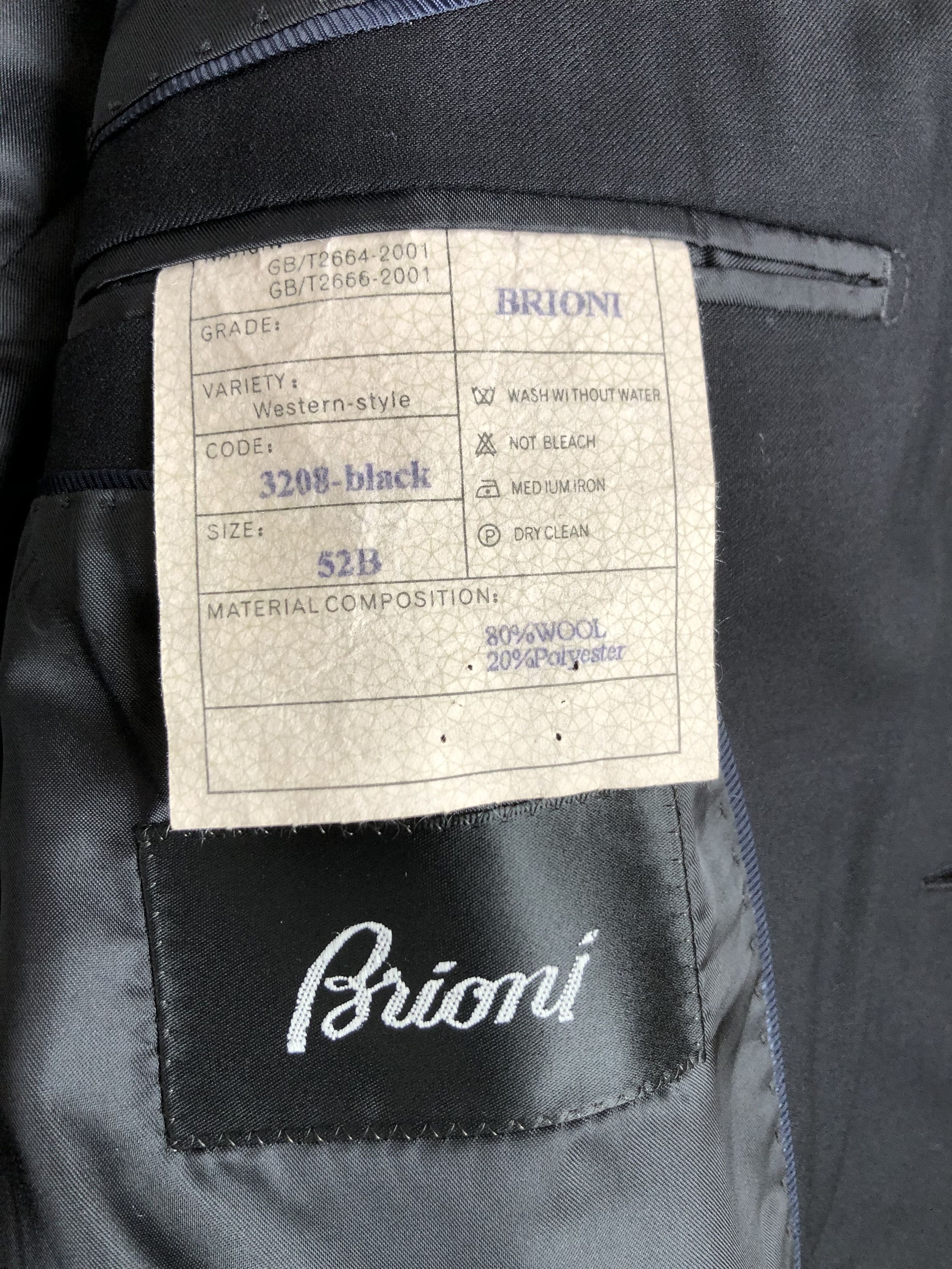 Brioni Brioni Wool Blazer Size 52 Size 52L - 16 Thumbnail