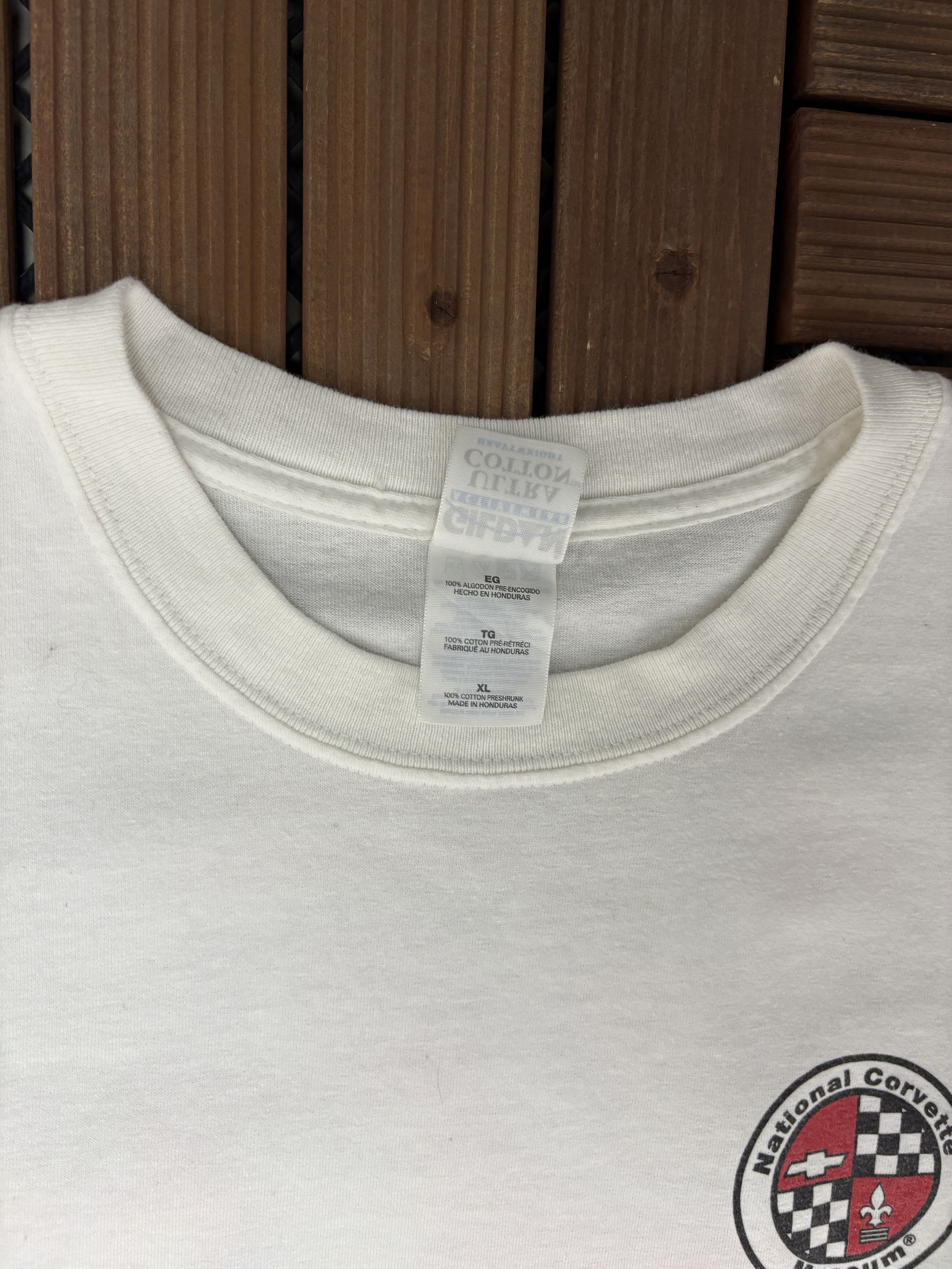 Vintage National Corvette Museum Vintage White T-Shirt Tee Size US XL / EU 56 / 4 - 6 Thumbnail