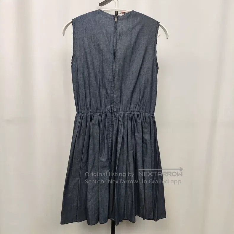 Miu Miu Miu Miu 36 Blue cotton dress Size 35" - 2 Thumbnail