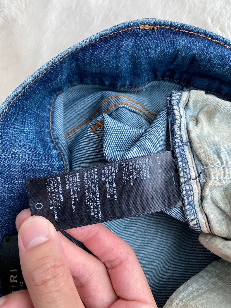 Amiri Amiri Washed blue 15 yuan mx1 jeans 2501-Nextarrow Size US 32 / EU 48 - 4 Thumbnail
