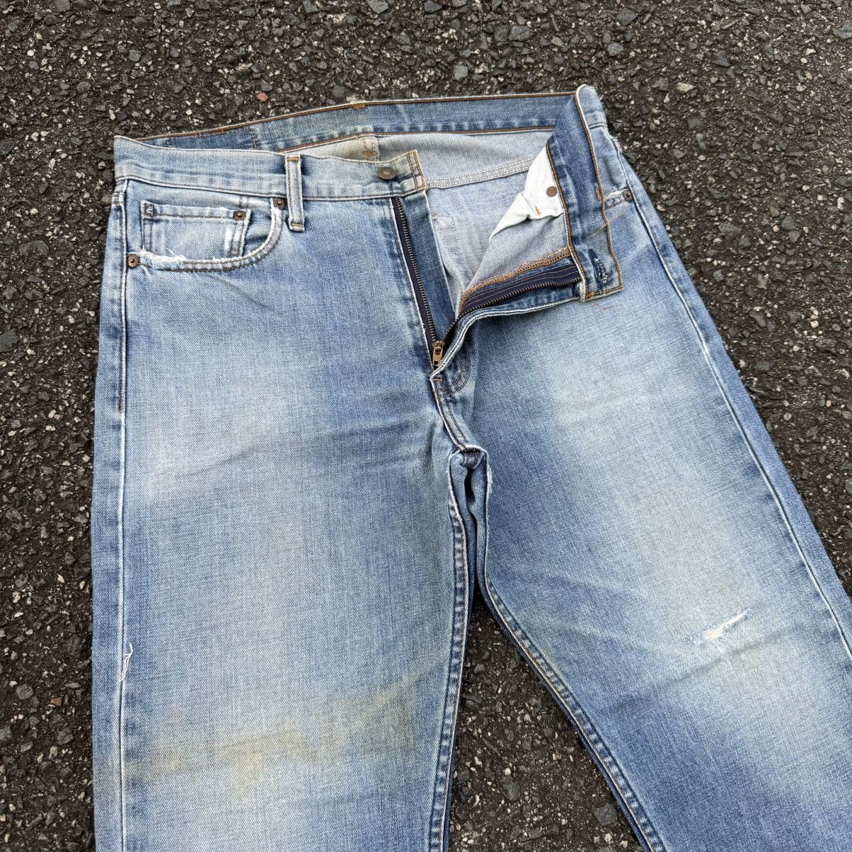 Levi's Vintage Clothing VINTAGE 97' LEVI’S 505 FADED RIPPEP JEAN DENIM PANTS Size US 34 / EU 50 - 10 Thumbnail