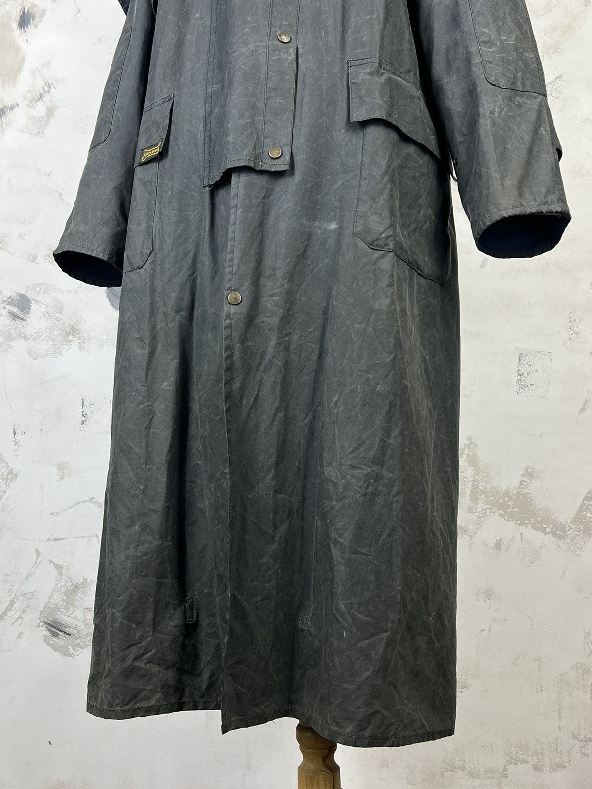 Vintage Driza-Bone Waxed Oilskin Long Coat Bushman Duster Size S Size US S / EU 44-46 / 1 - 8 Thumbnail