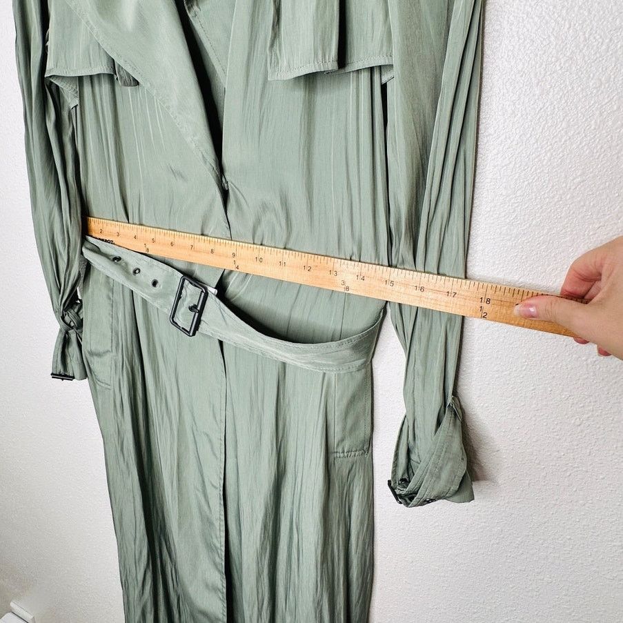 Other BCBGMaxazria Sage Ultra Thin Wide Notch Lapel Belt Jacket S Size S / US 4 / IT 40 - 15 Thumbnail