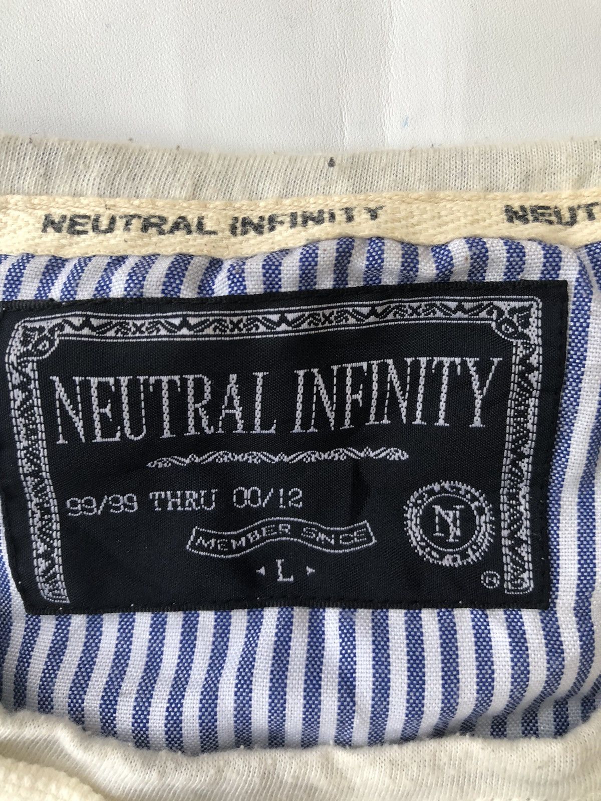 Hysteric Glamour Japanese Double Layer LongSleeve NeutralInfinity Style Size US L / EU 52-54 / 3 - 5 Thumbnail