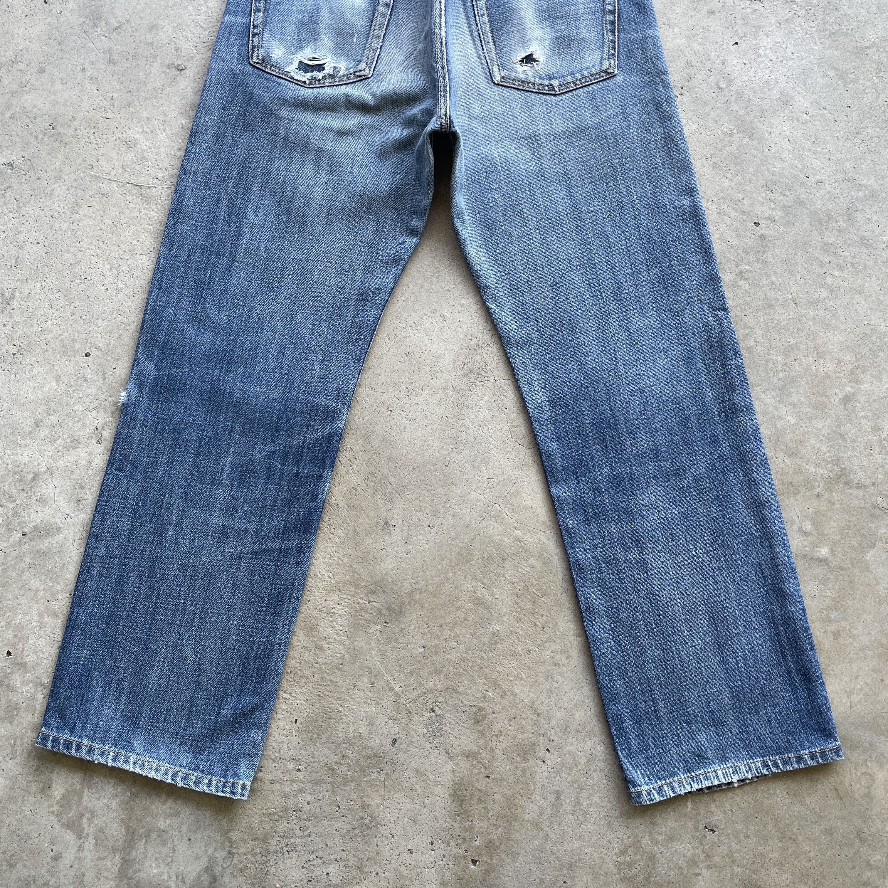 Japanese Brand Vintage Japanese Brand Denim Jeans Faded Pants W29x28 Size US 29 - 10 Thumbnail