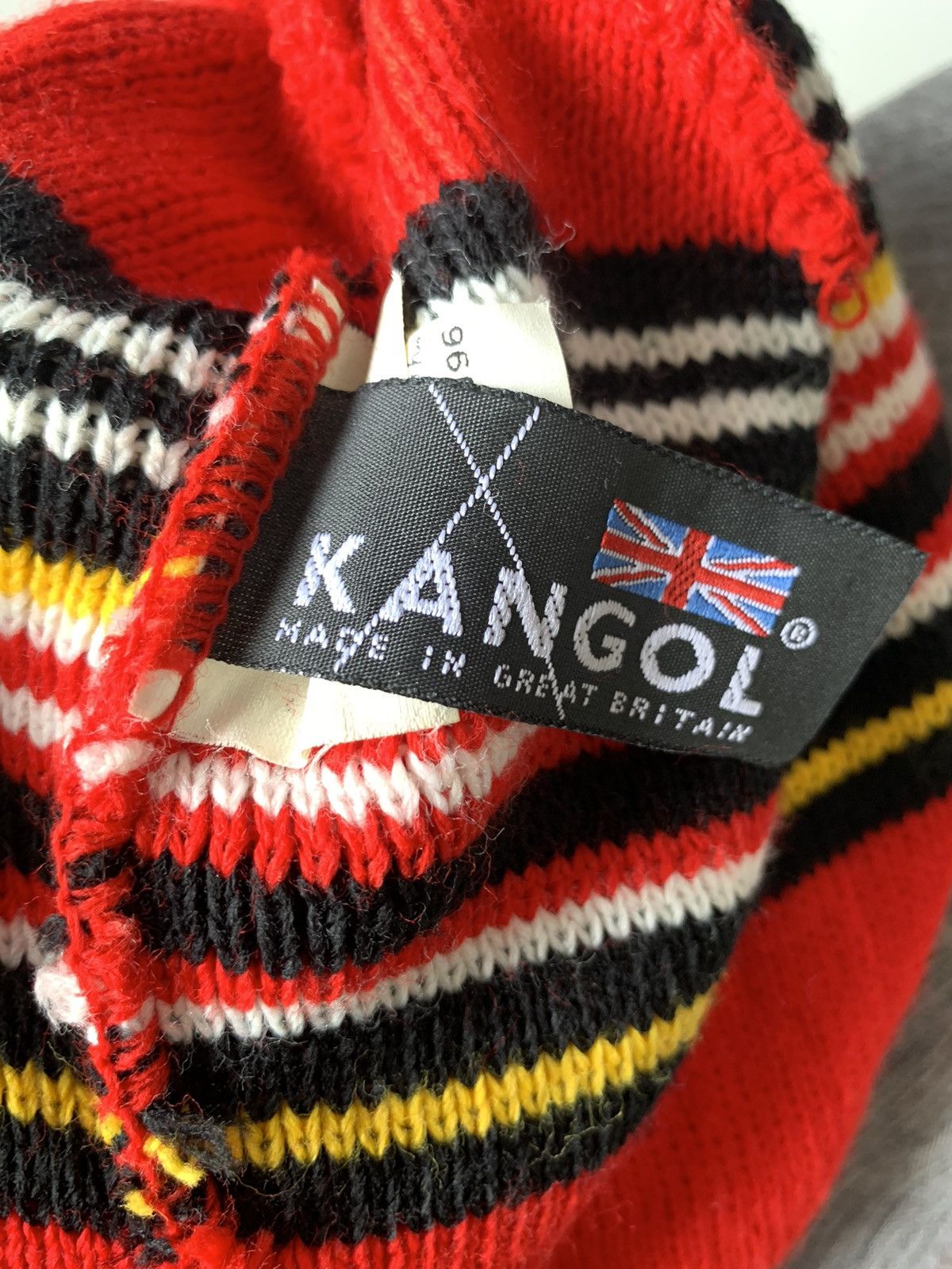 Kangol Kangol Stiped Beanie Hats Made in Great Britain 🇬🇧 Size ONE SIZE - 6 Thumbnail