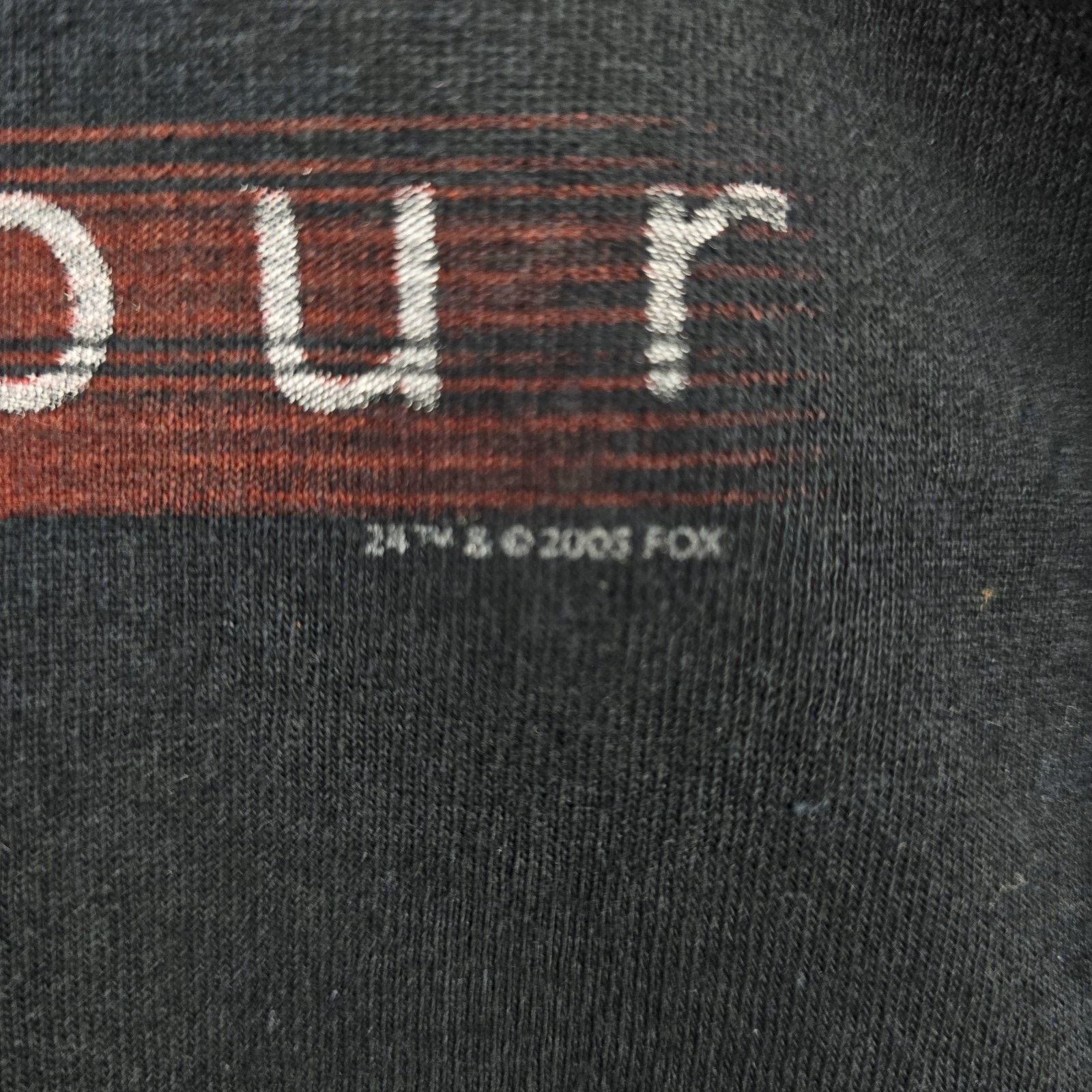 Gildan Vintage Twenty Four Shirt Mens Large Black 2005 Fox TV Show Size US L / EU 52-54 / 3 - 3 Thumbnail