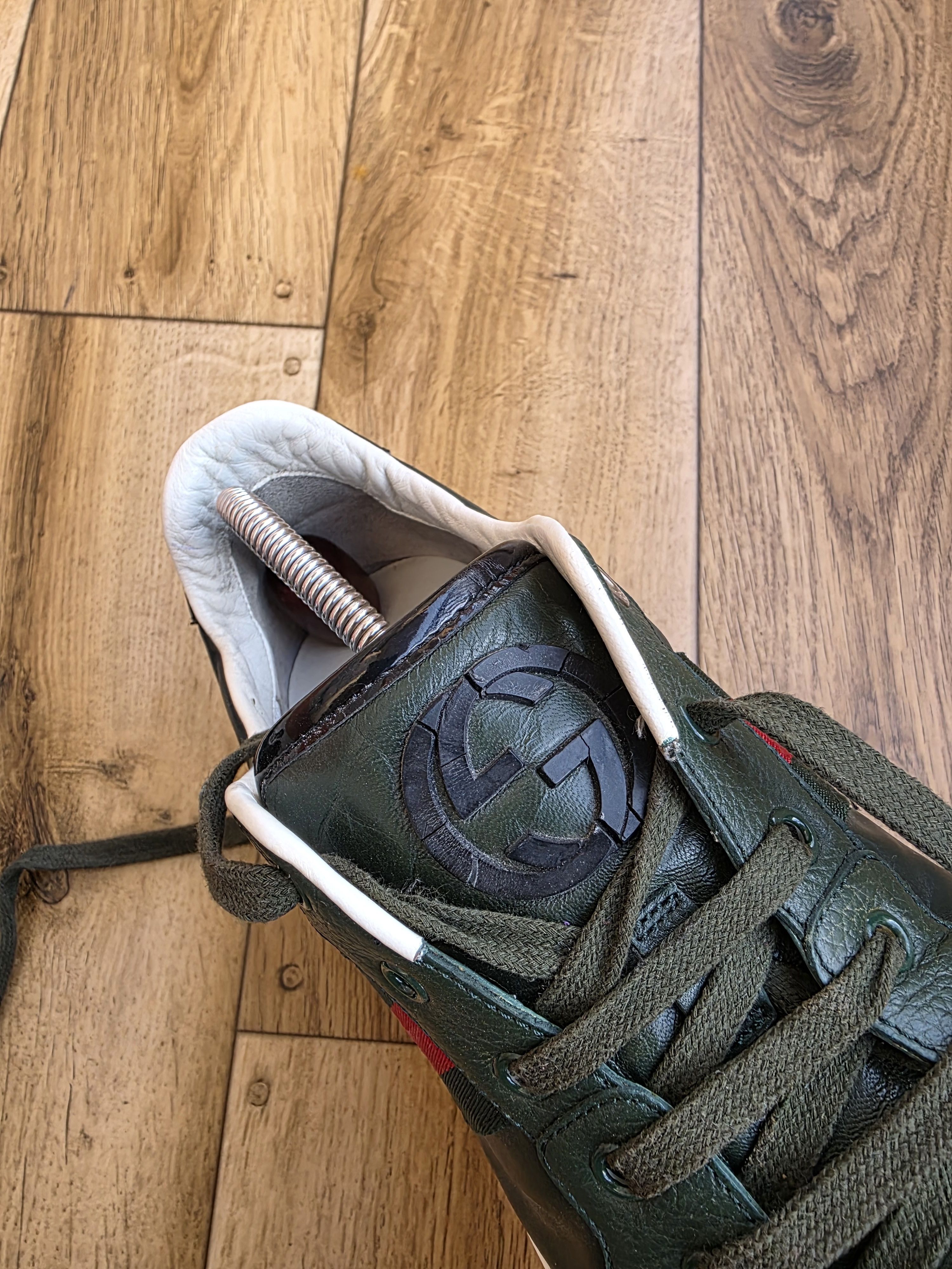 Gucci Gucci Web Low Top Sneakers Size US 14 / EU 47 - 16 Thumbnail