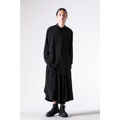 Yohji Yamamoto Yohji Yamamoto Pour Homme 22SS - BOX PLEATS WIDE PANTS Skirt Size US 32 / EU 48 - 13 Thumbnail