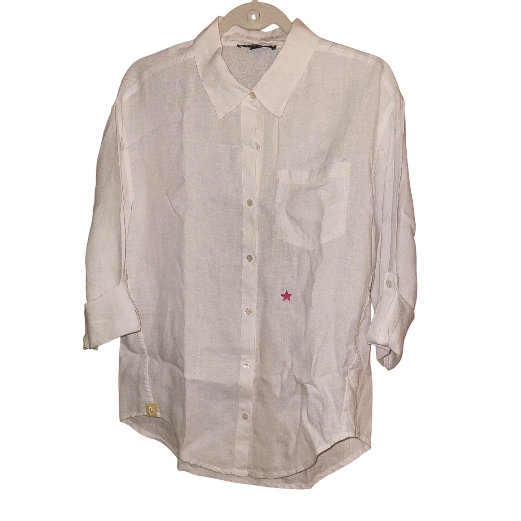 Other Charlie B Womens Shirt Size XS White Star Size XS / US 0-2 / IT 36-38 - 1 Thumbnail
