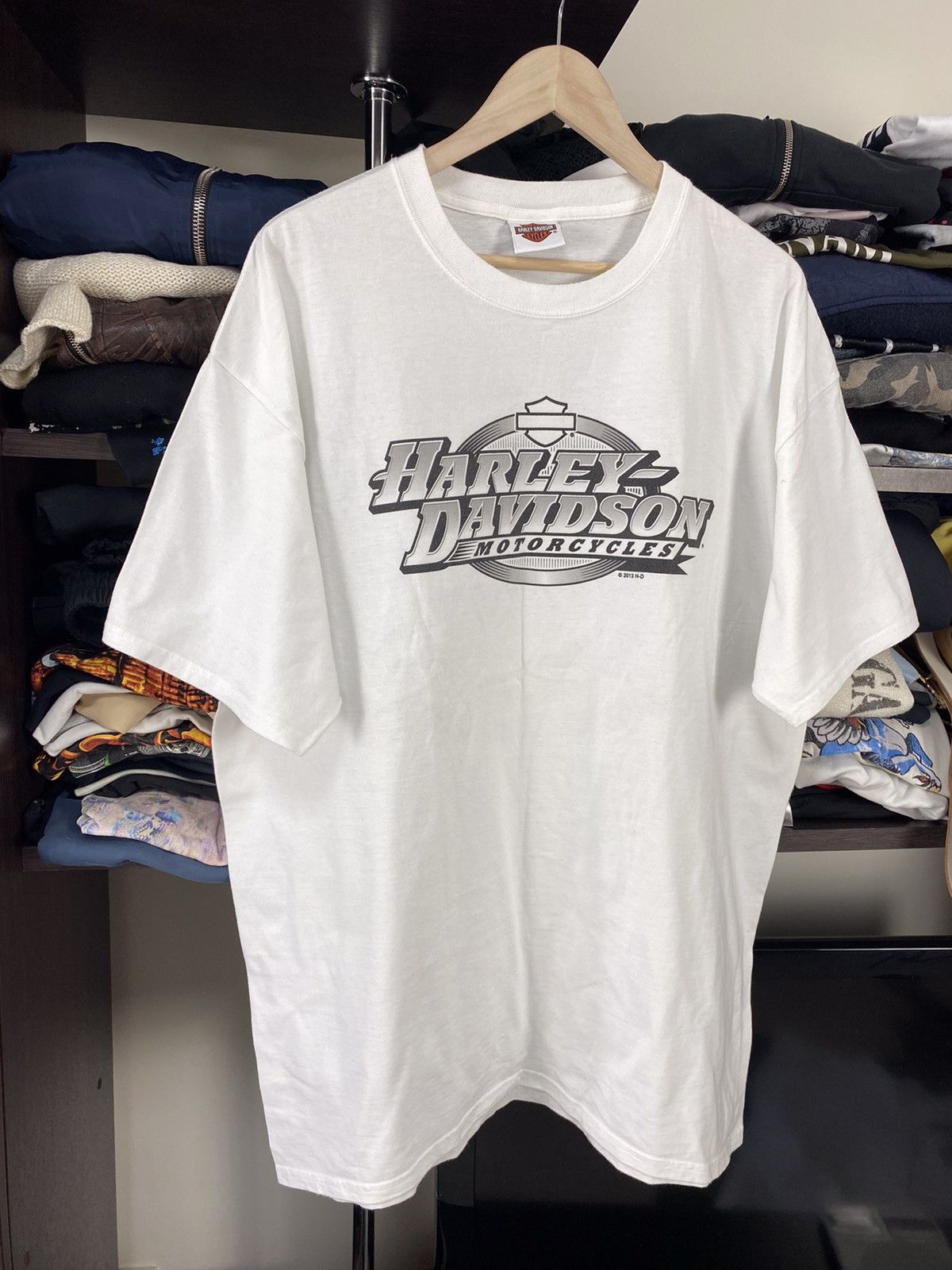 Harley Davidson × Vintage Vintage Harley Davidson 00s Guildford Graphic Tee Size US XXL / EU 58 / 5 - 2 Thumbnail