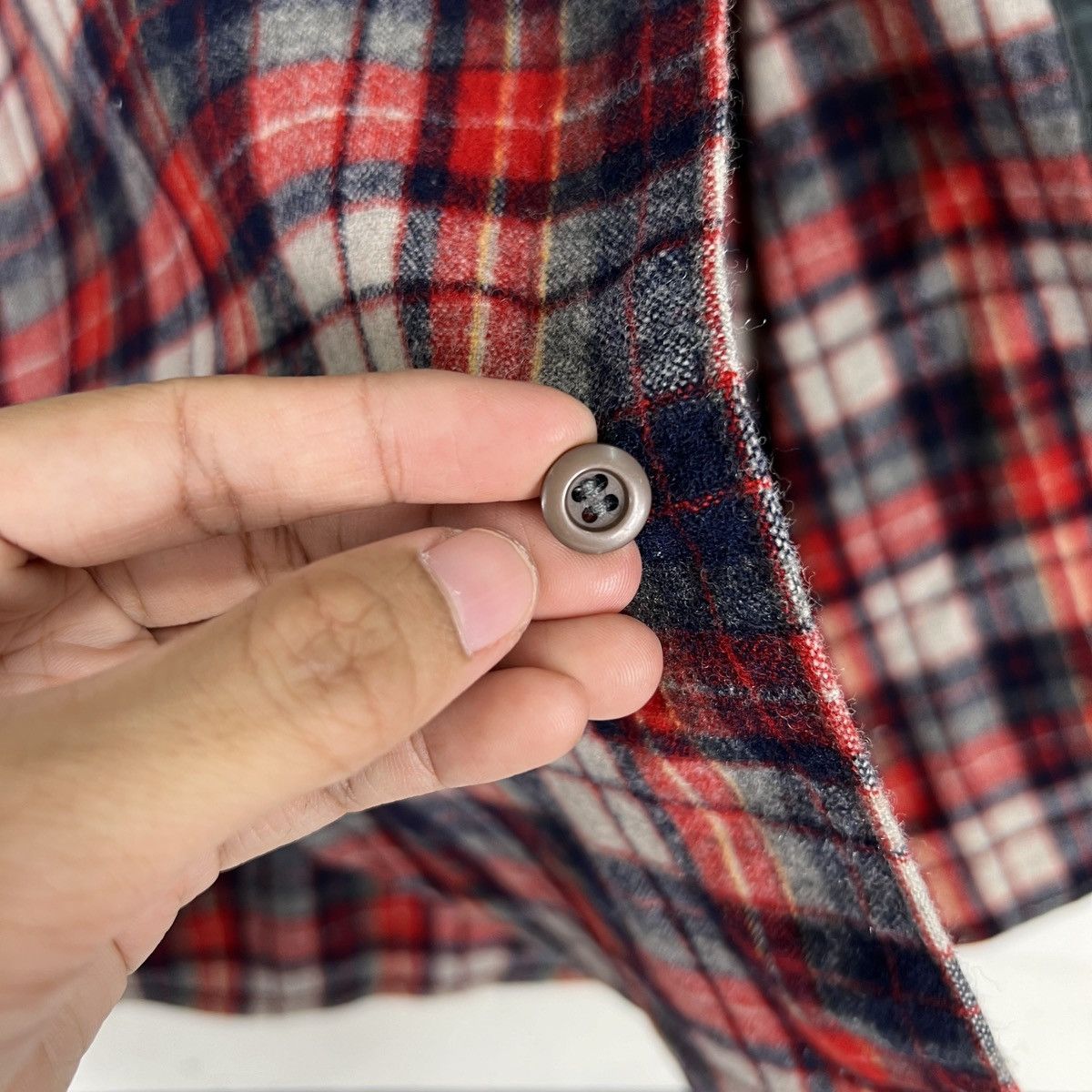 Pendleton 🔥 VINTAGE PENDLETON WOOL CHECKER FLANNEL SHIRTS MADE IN USA Size US S / EU 44-46 / 1 - 14 Thumbnail
