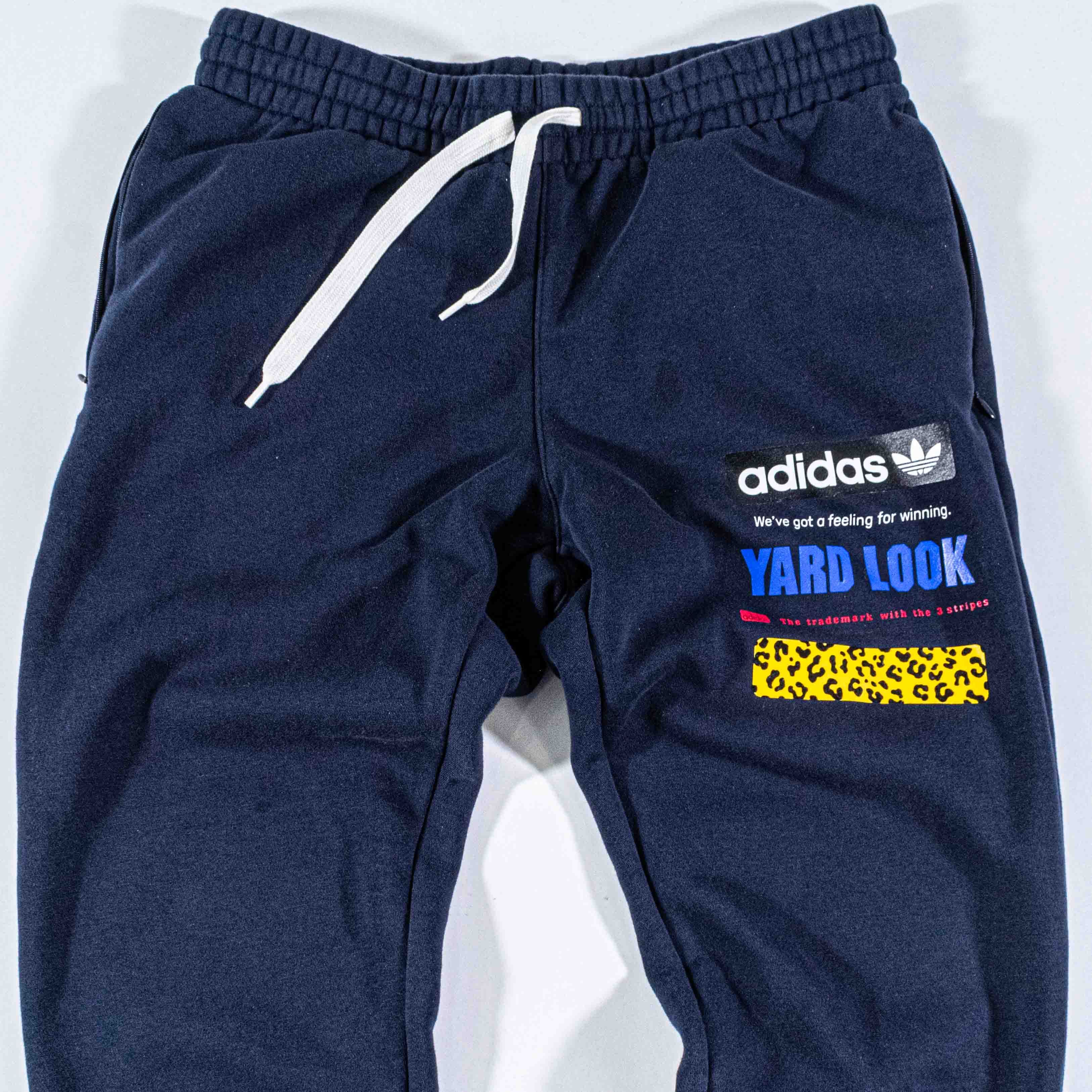 Adidas Adidas Yard Look Tapered Sweatpants Navy Joggers Y2K Logo Size US 30 / EU 46 - 3 Thumbnail