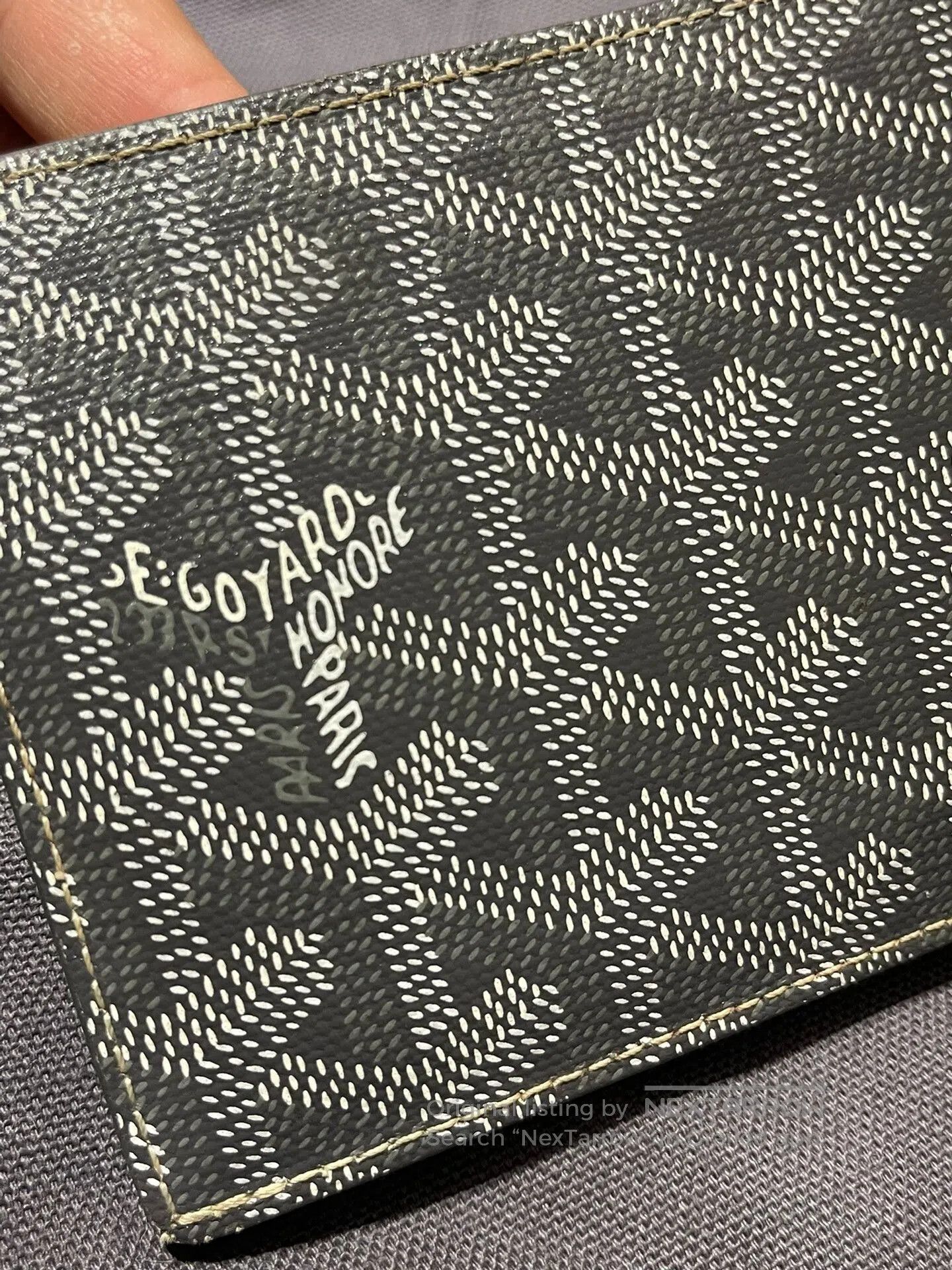 Goyard grey goyard card holder. Size ONE SIZE - 2 Thumbnail
