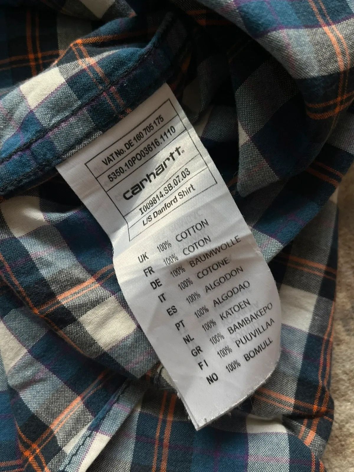 Carhartt Carhartt Outdoor Rugged Sz L 2010 Plaid Shirt Size US L / EU 52-54 / 3 - 9 Thumbnail