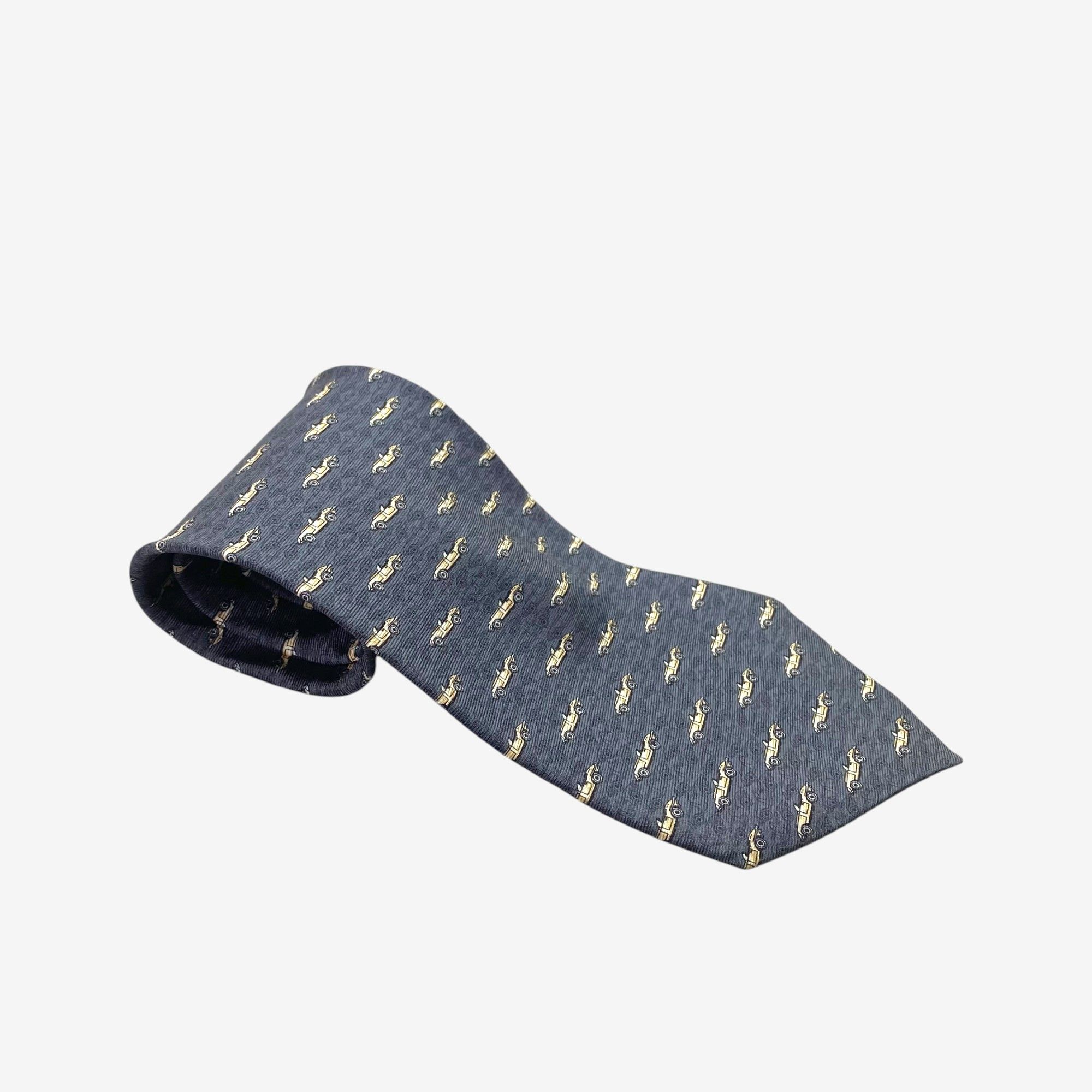 Carven Vintage Carven SILK Necktie Cravate Pure Silk Neck Tie Size ONE SIZE - 1 Thumbnail