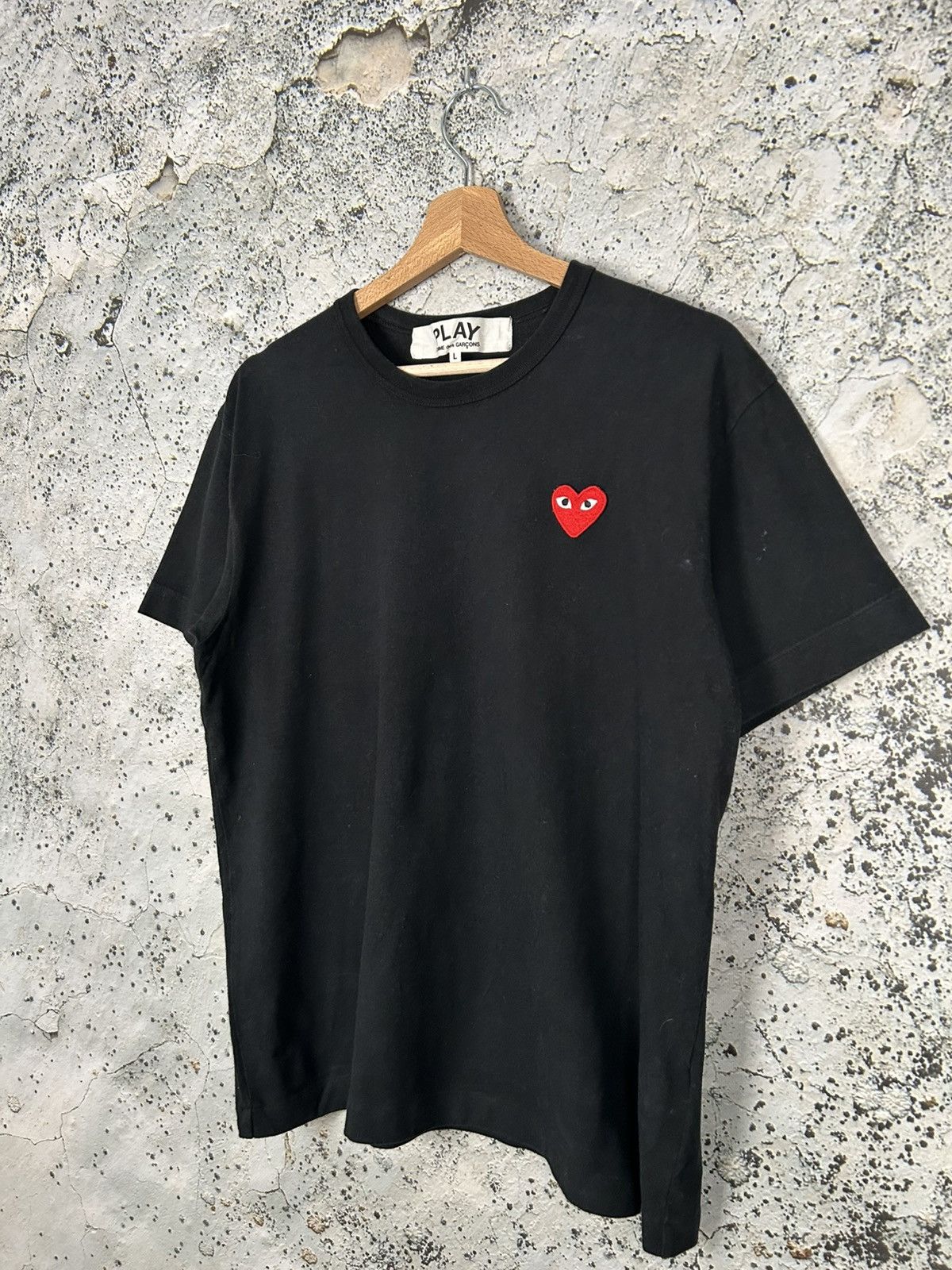 Comme des Garcons PLAY CDG Comme Des Garcons Play Black Tee Heart Streetwear Japan Size US L / EU 52-54 / 3 - 2 Thumbnail