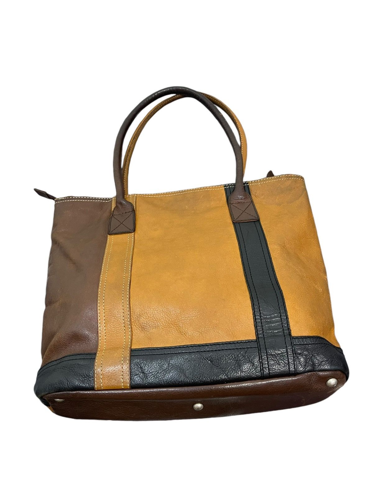 Genuine Leather Full Leather Doubles Japan Tote Shoulder Bag 4🟩 Size ONE SIZE - 14 Thumbnail